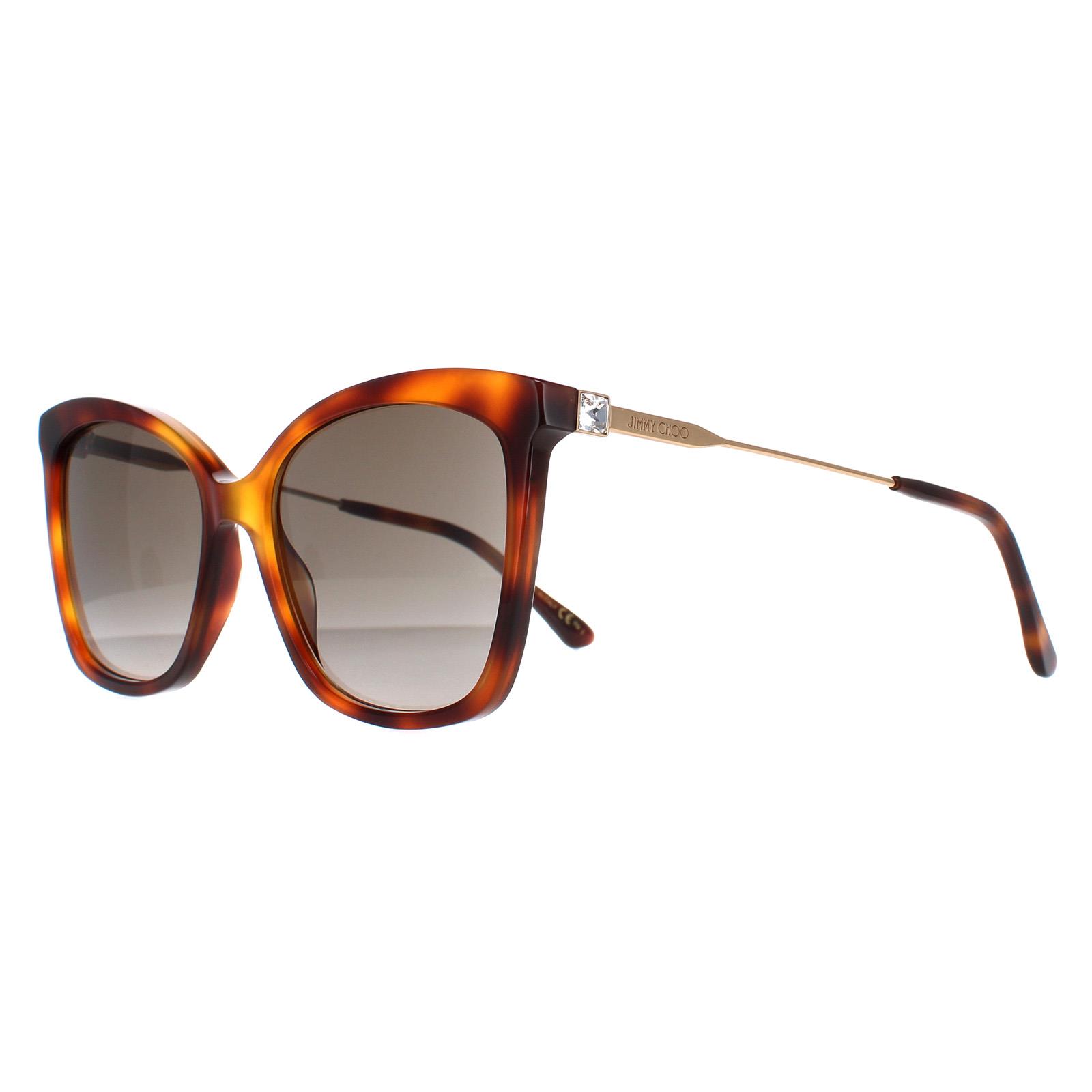 Brown Jimmy Choo Brown Cat Eye Havana Brown Gradient MACI/S, Image 2 of 4