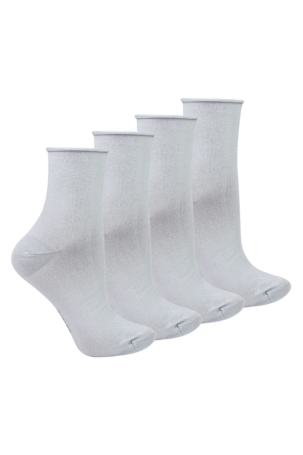 Grey Bamboo Sensory Soft Seamless Socks Set, Image 1 of 4