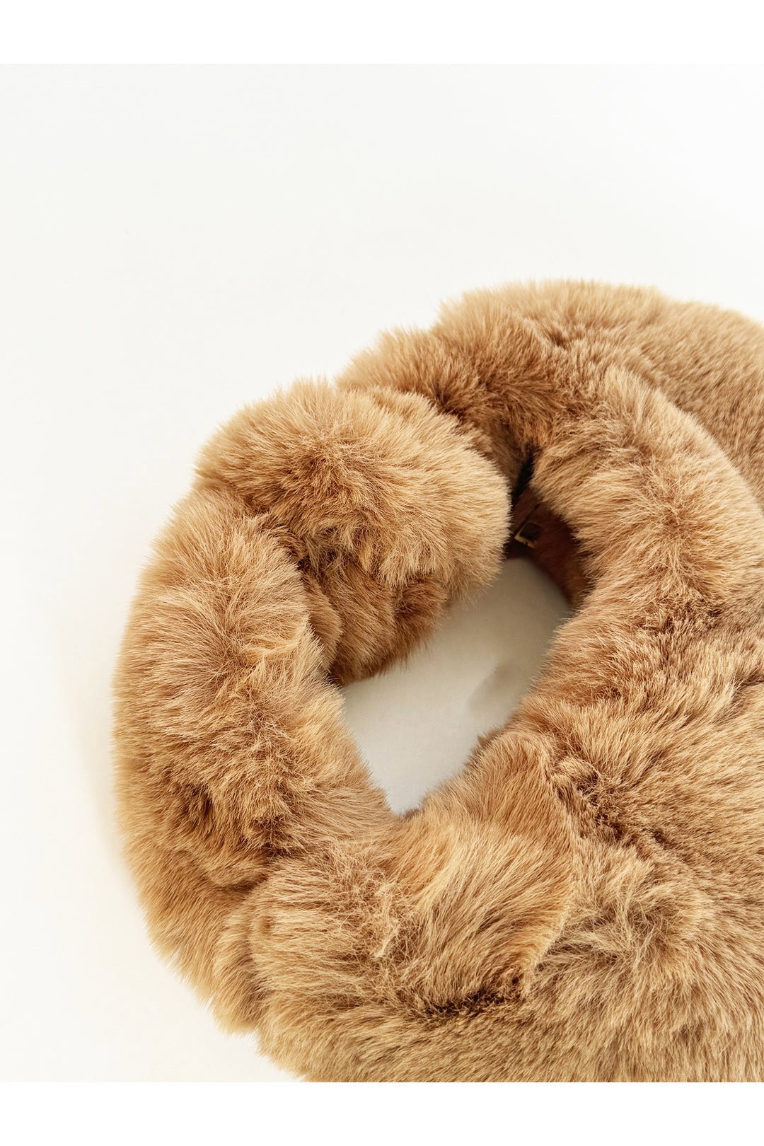 Brown Faux Fur Soft Grab Bag, Image 5 of 6