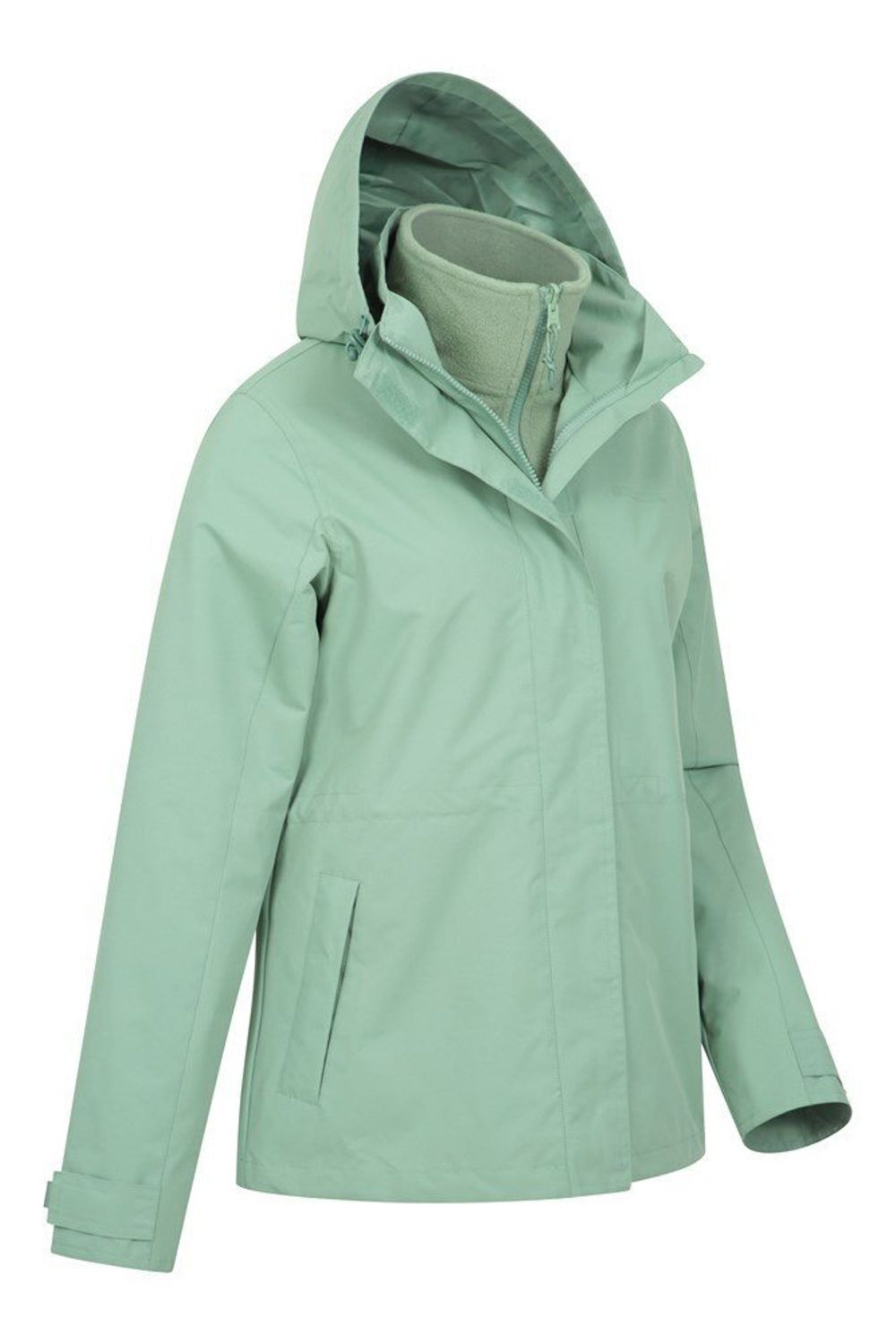 Khaki Fell 3 in 1 Water Resistant Jacket, Image 4 of 6
