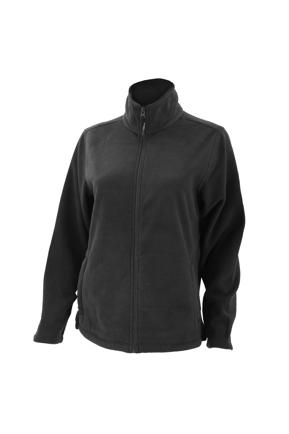 Black Microfleece Full Zip Jacket, Image 3 of 3