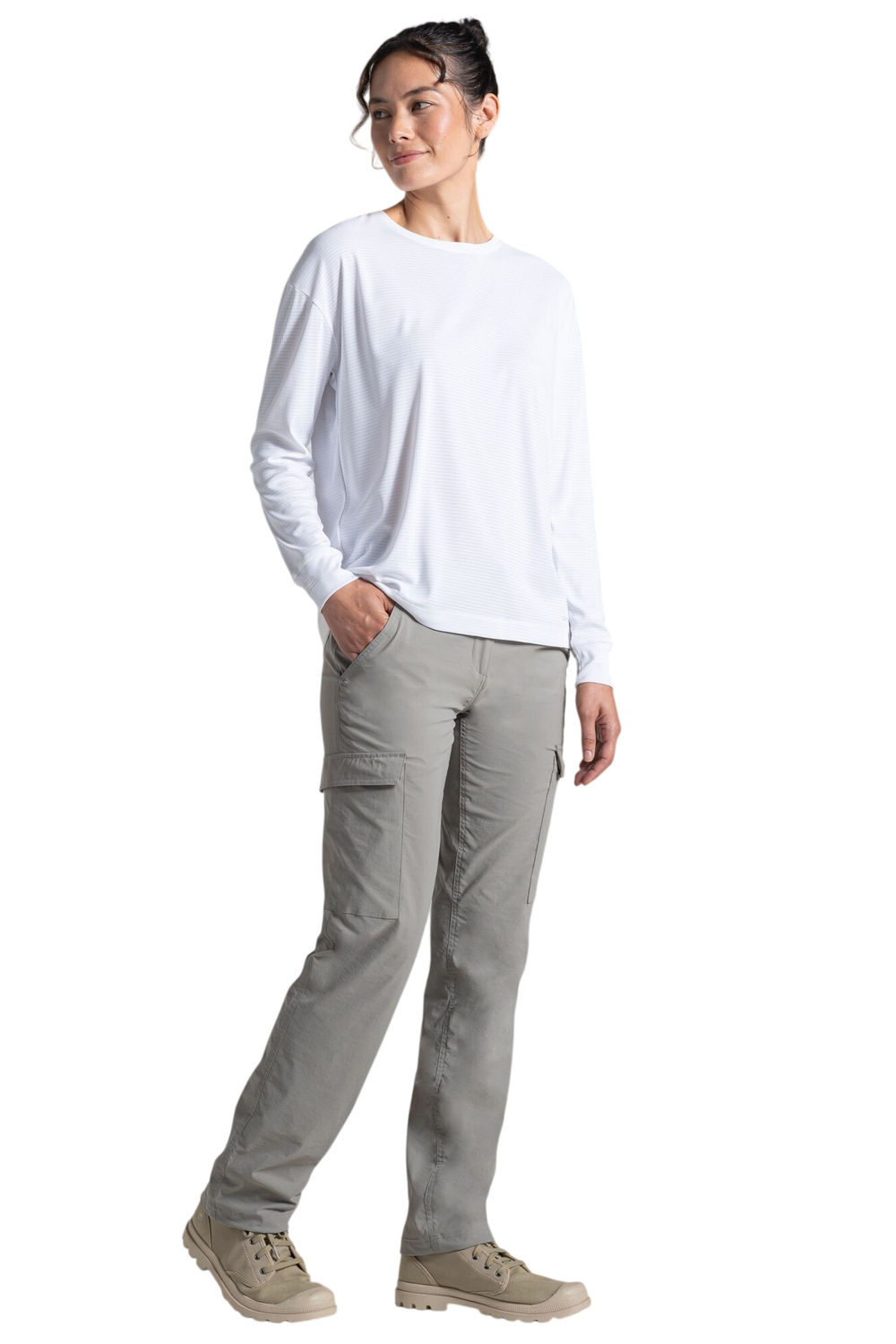 Green Rif Stretch Nosilife Cargo Trousers, Image 4 of 4