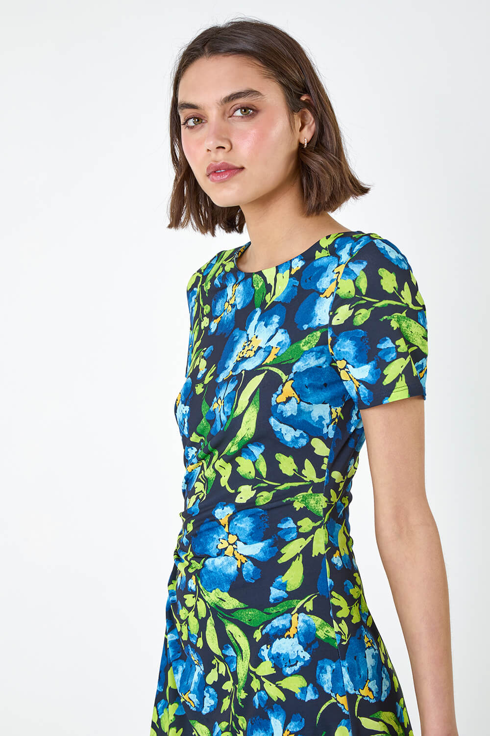 Ravena Ruched Split Dress