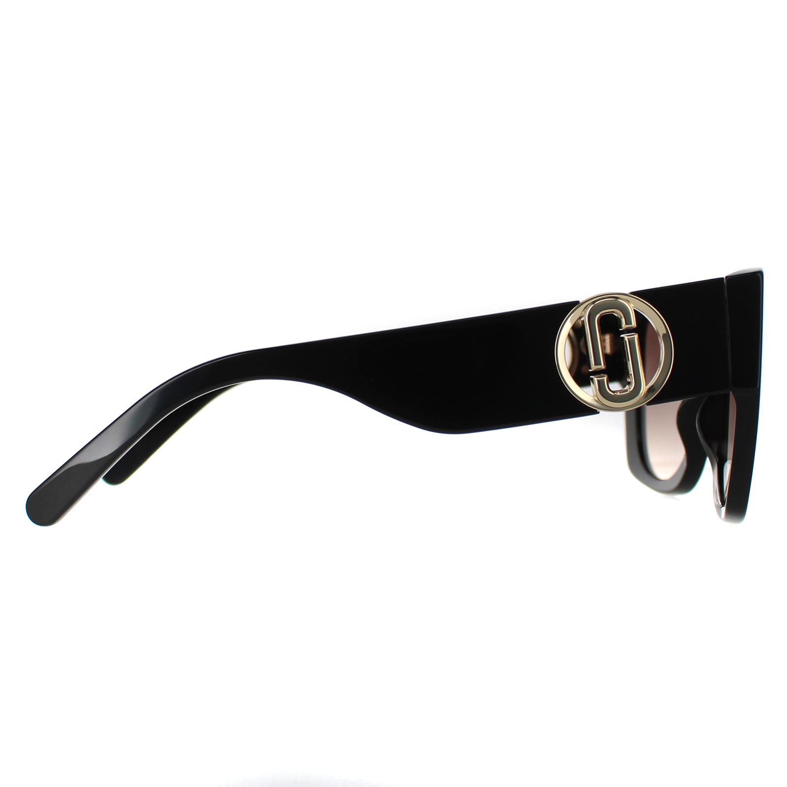 Black Marc Jacobs Black Rectangle Black Brown Gradient MARC 687/S, Image 4 of 4