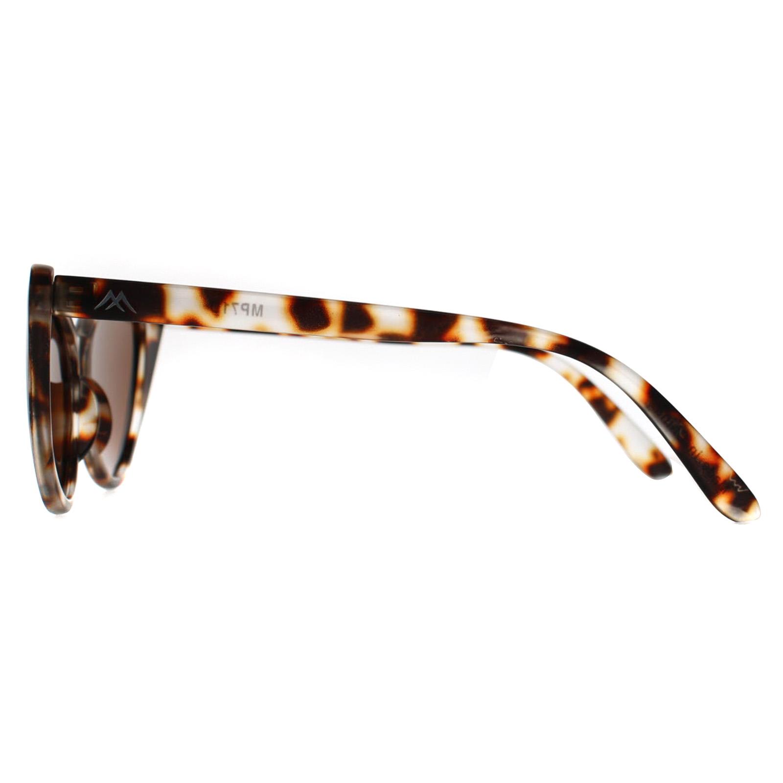 Brown Cat Eye Matte Light Demi Brown Polarized MP71, Image 3 of 3