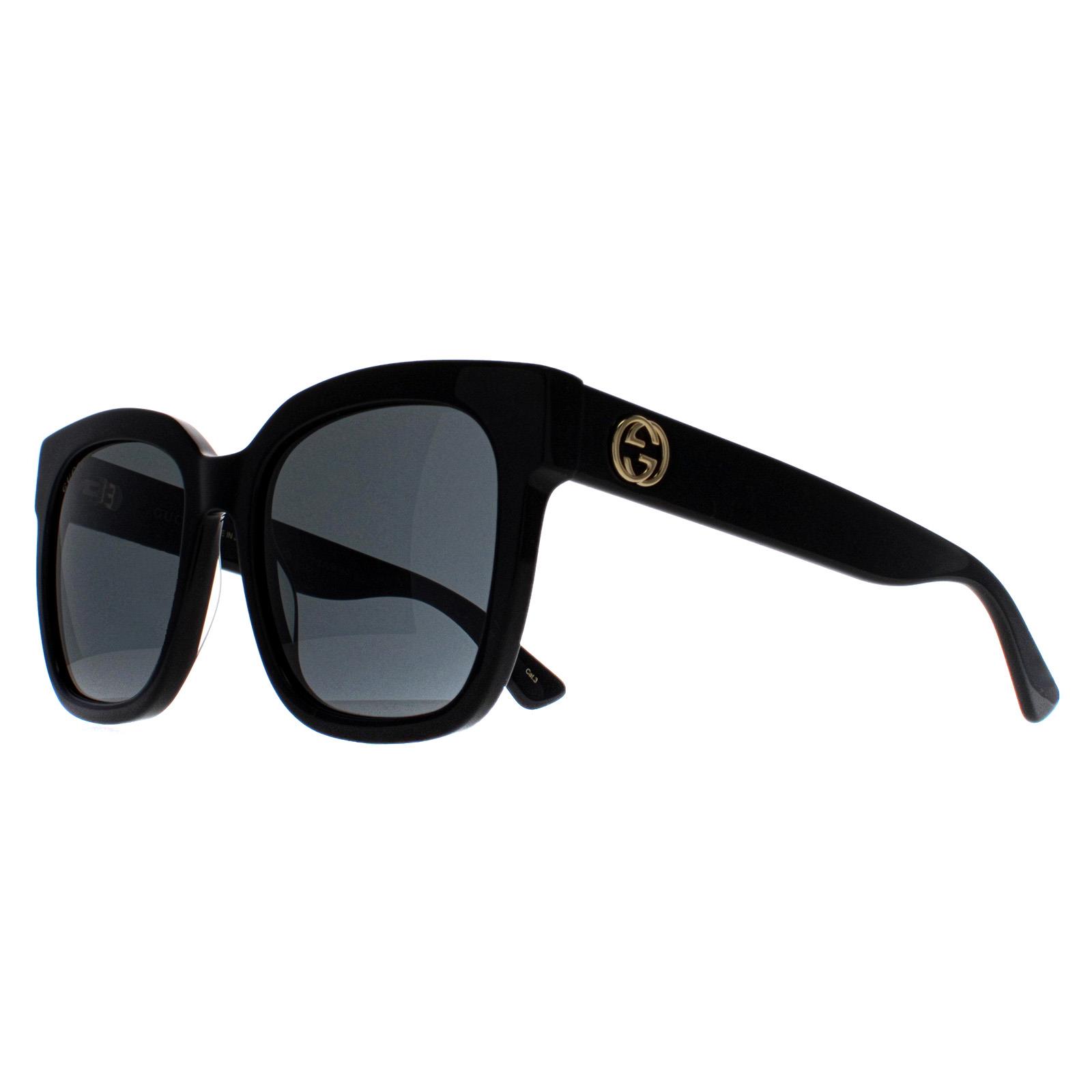 Black Gucci Black Square Black Grey GG0034SN, Image 2 of 6