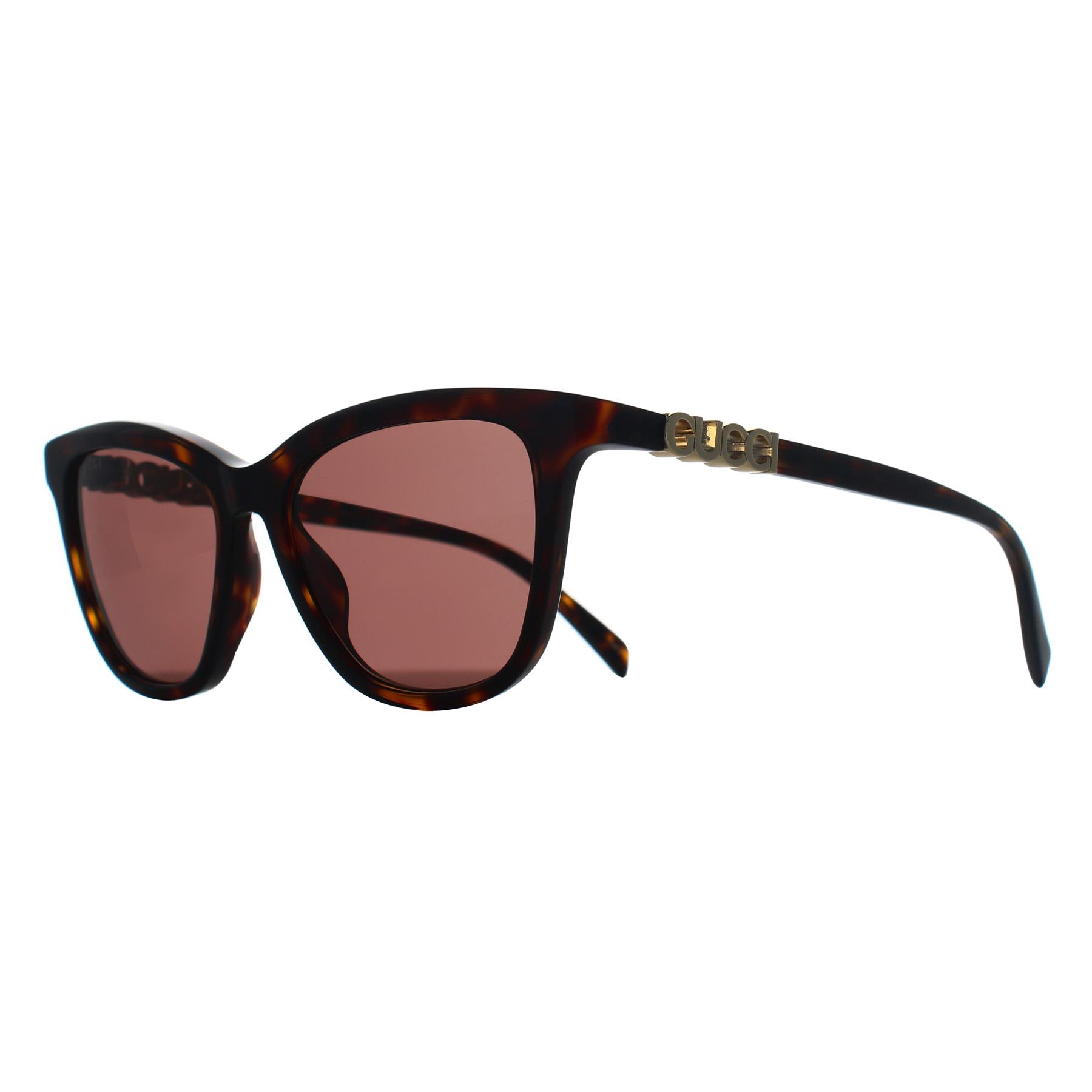 Brown Cat Eye Havana Brown GG2032S, Image 2 of 3