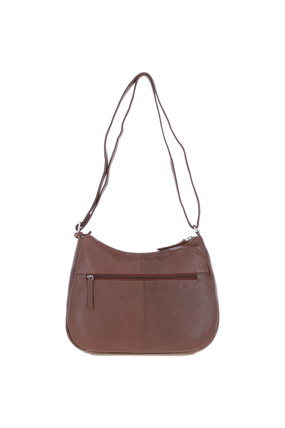 Tan 'Shannon' Real Leather Shoulder Bag, Image 3 of 3