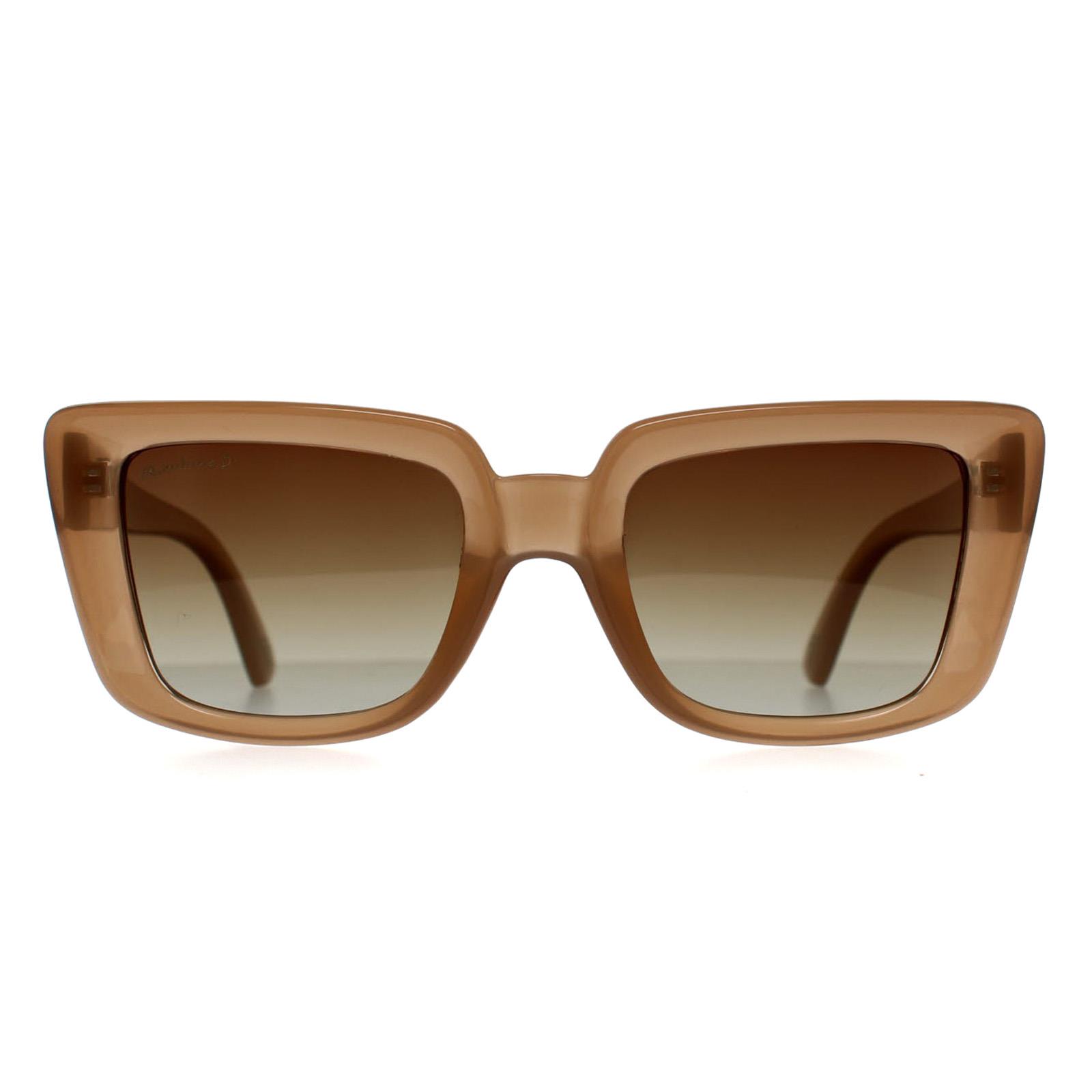 Brown Montana Brown Rectangle Shiny Light Brown Cream Brown Gradient Polarized MP193, Image 1 of 3
