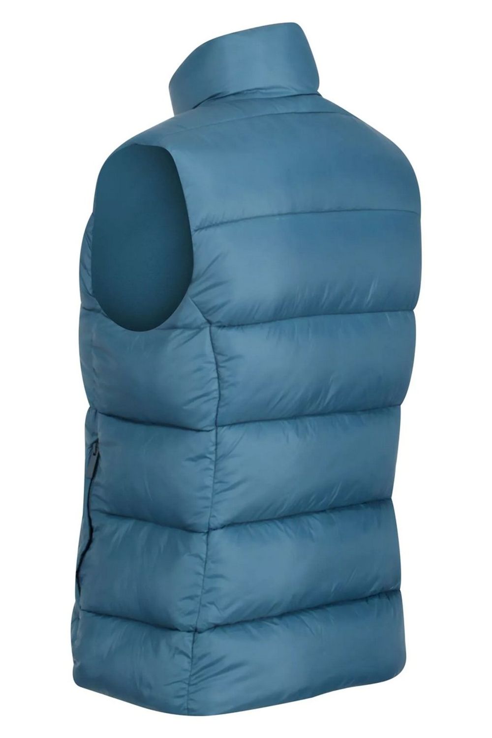Petrol Blue Yewbank Reversible Body Warmer, Image 8 of 8
