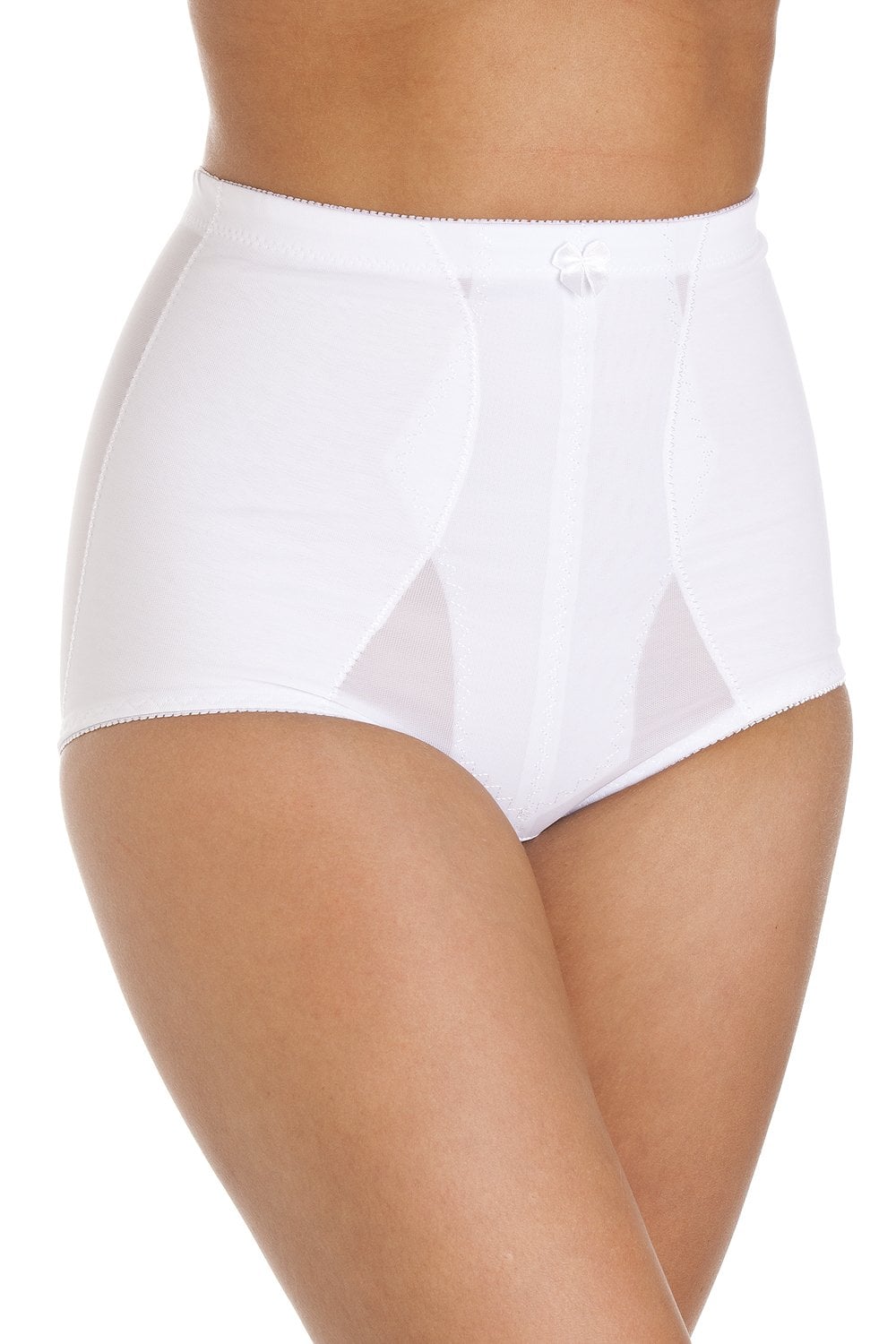 White Firm Control 2 Pack Support Briefs, Image 4 of 4