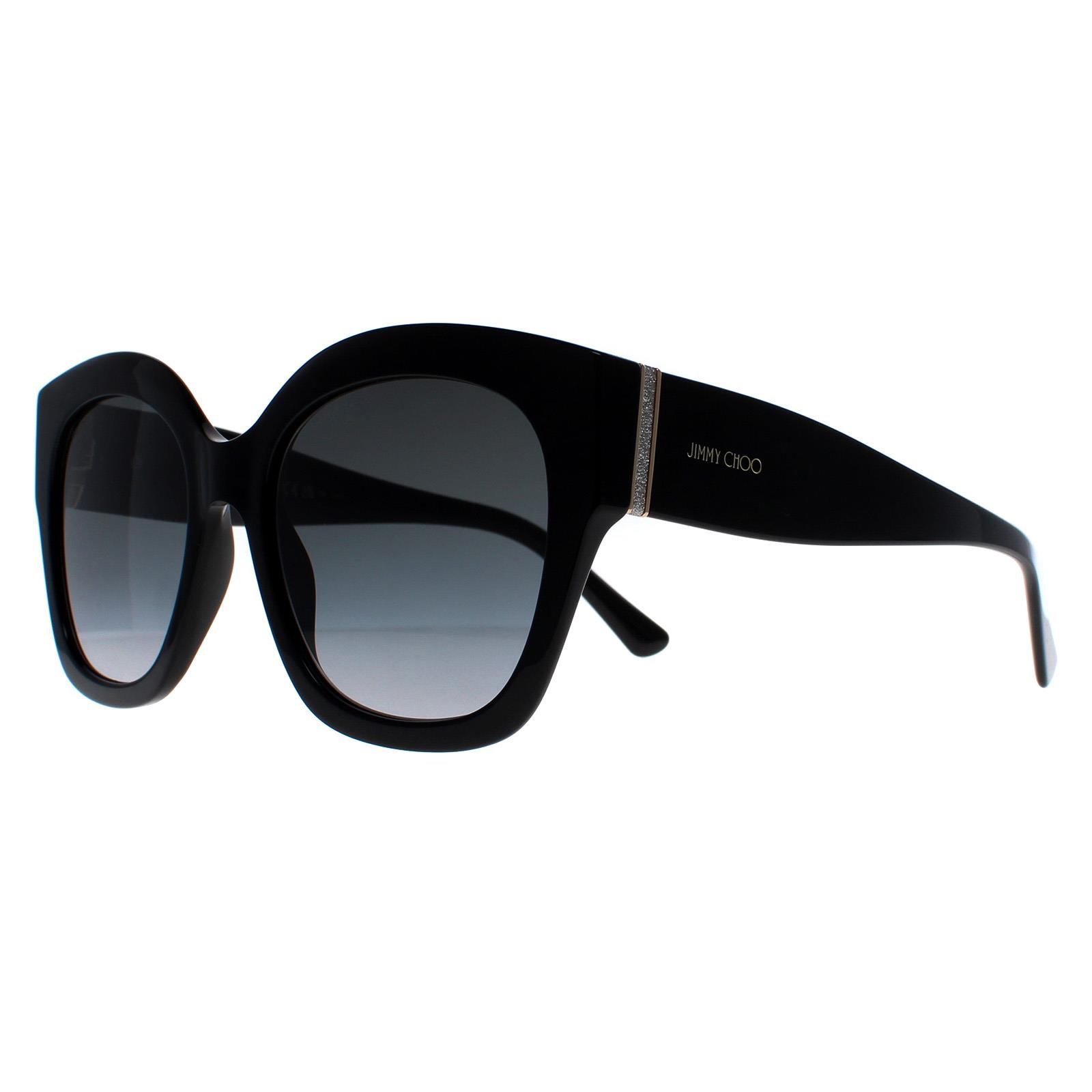 Black Jimmy Choo Black Square Black Grey Gradient Leela/S, Image 2 of 4