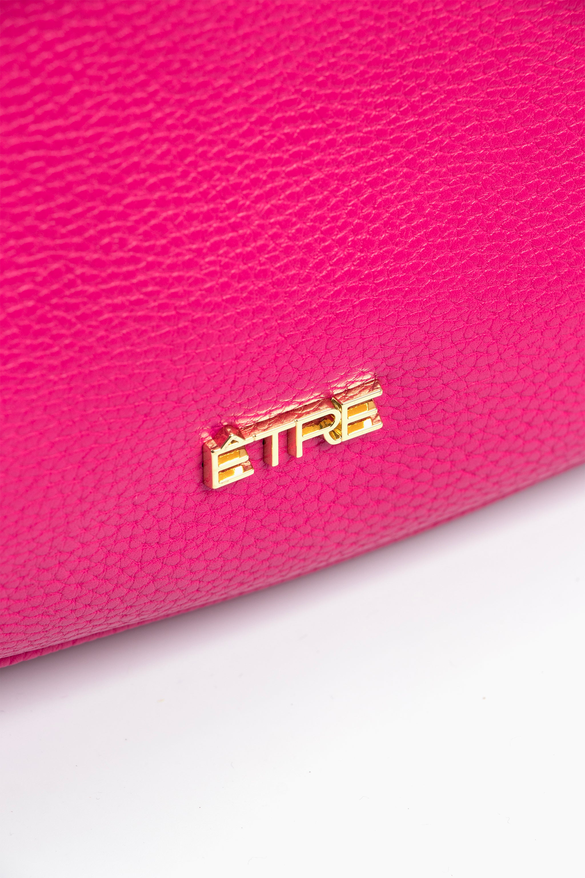 Pink Faux Leather Half Moon Crossbody Bag, Image 5 of 5