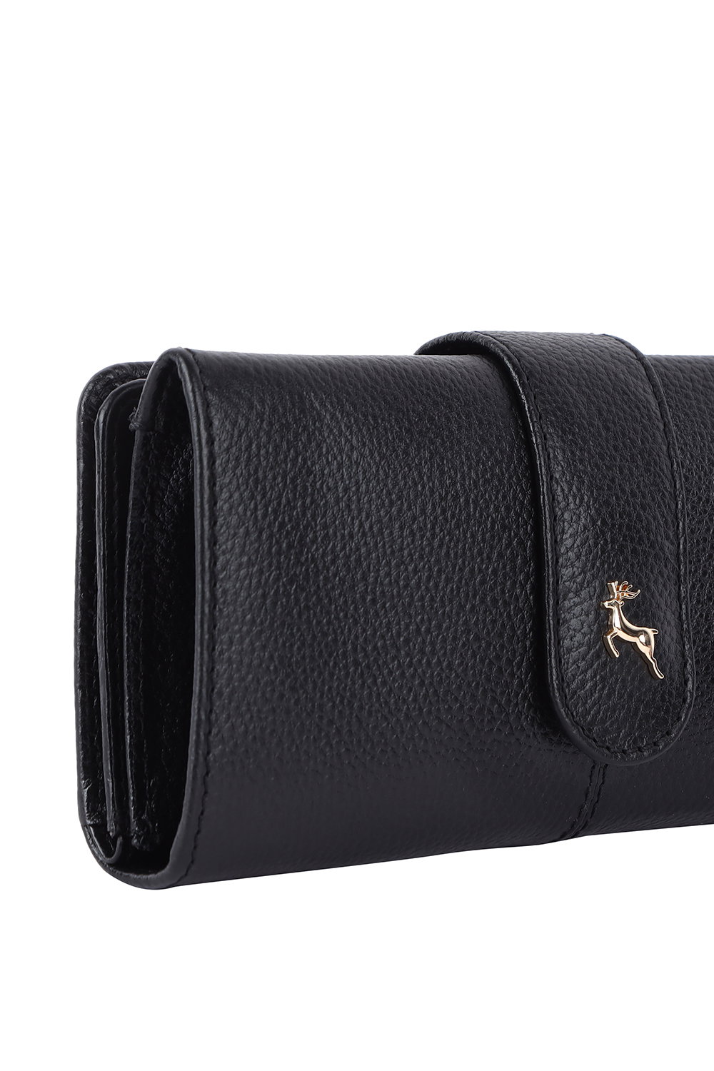 Black Sherry 14 Card RFID Protected Large Real Leather Purse, Image 2 of 5