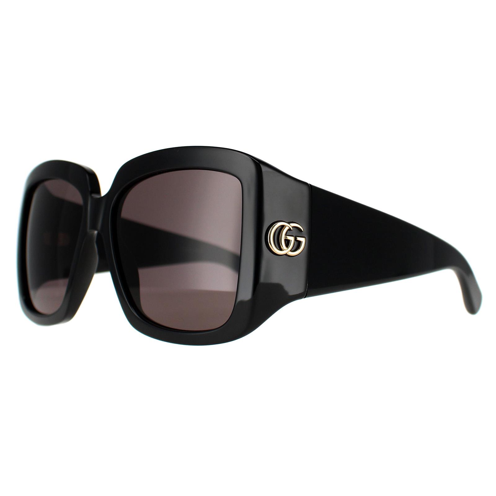Black Gucci Black Square Black Grey GG1402S, Image 2 of 4