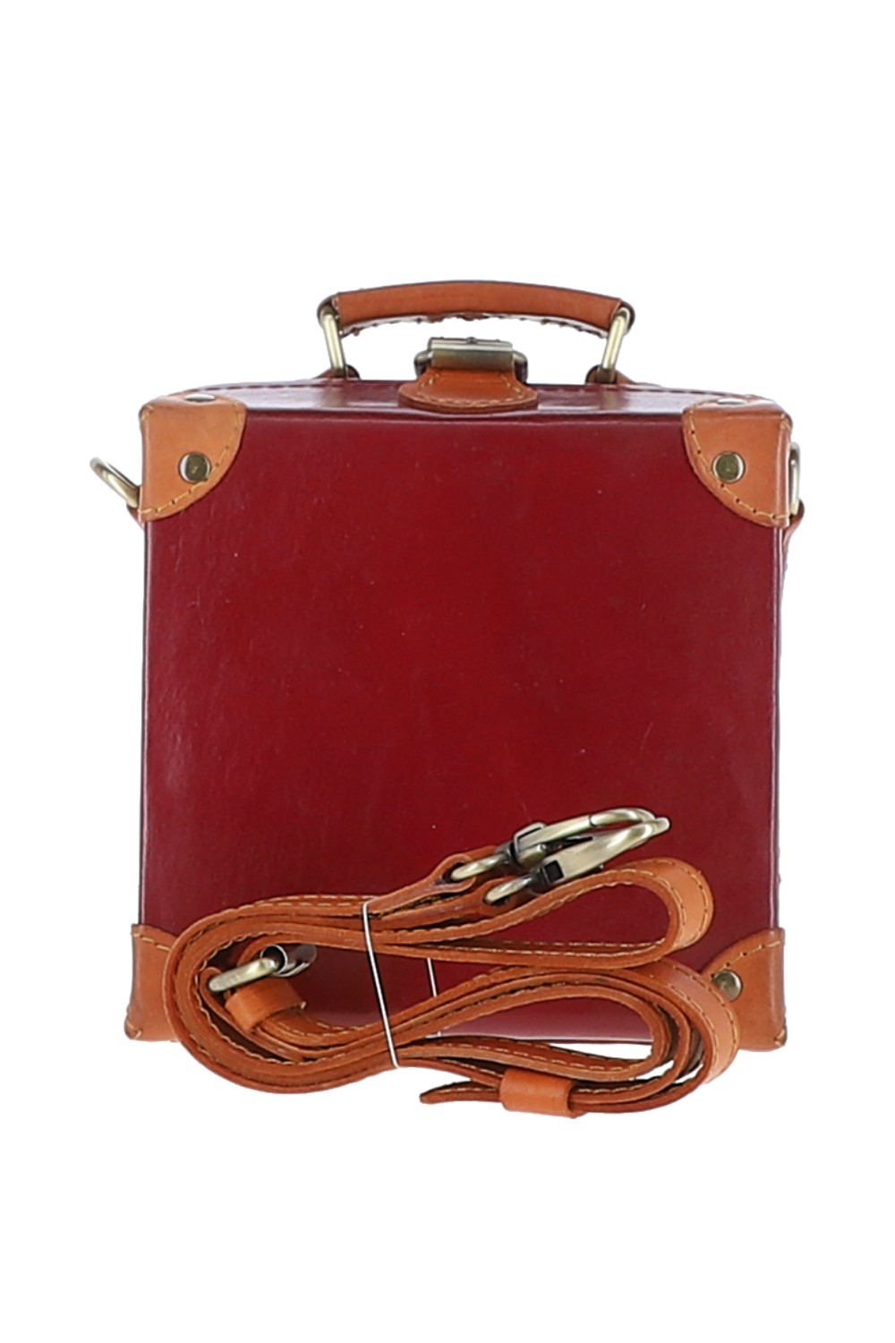 Red Real Leather Trinket Box, Image 1 of 5