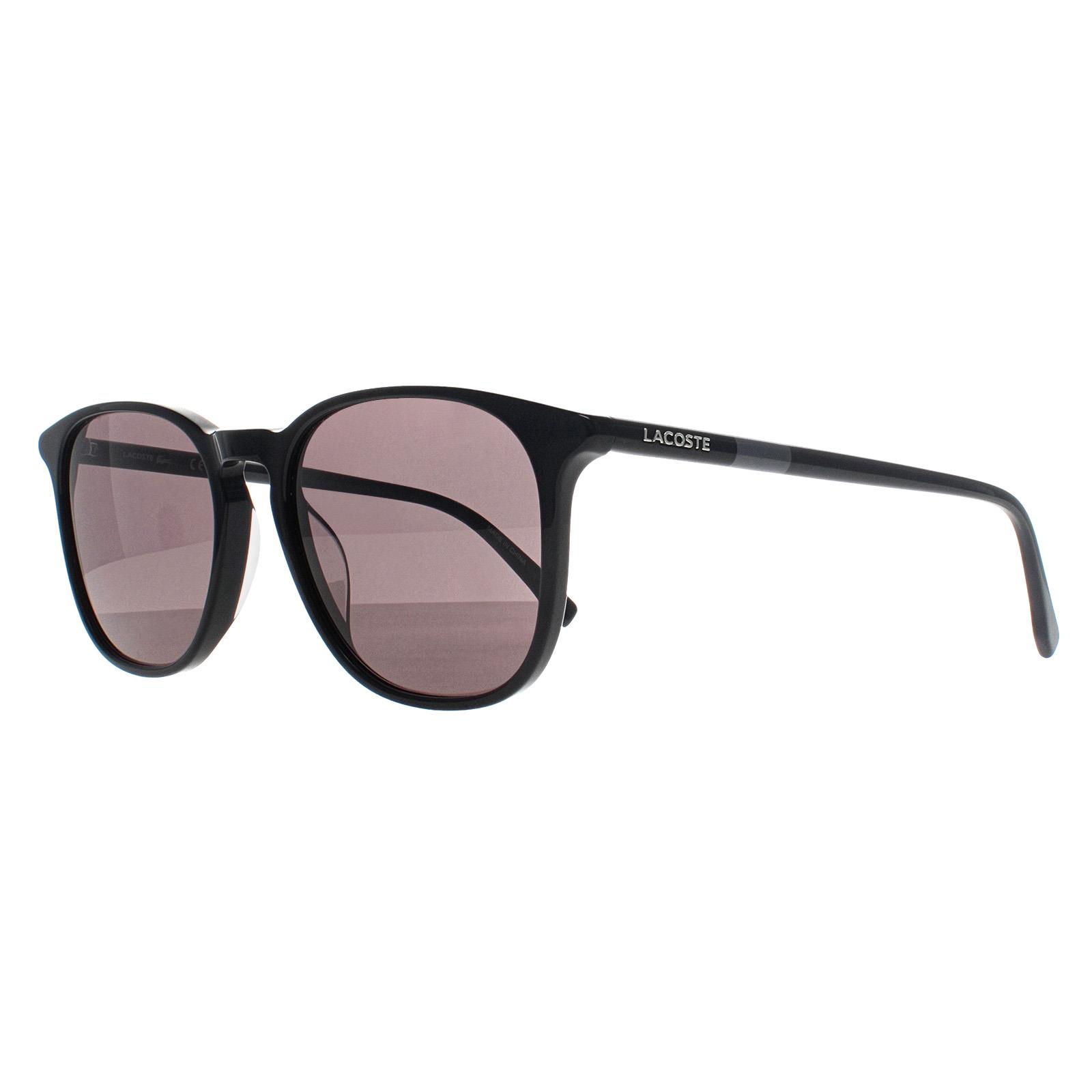 Black Lacoste Black Round Black Grey L813S, Image 2 of 4