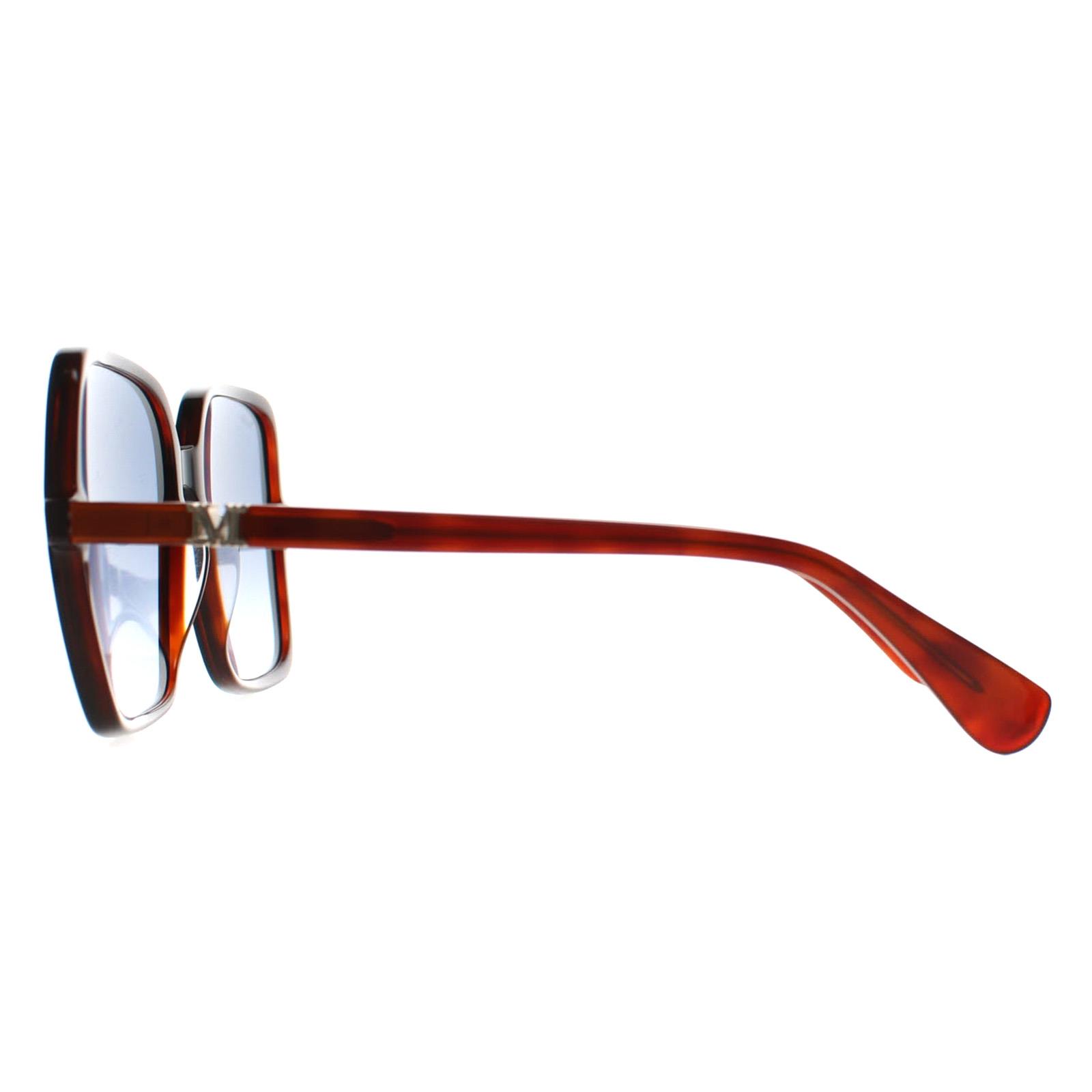 Blue Max Mara Blue Square Blue Tortoise Blue Gradient MM0037/S Emme9, Image 3 of 3
