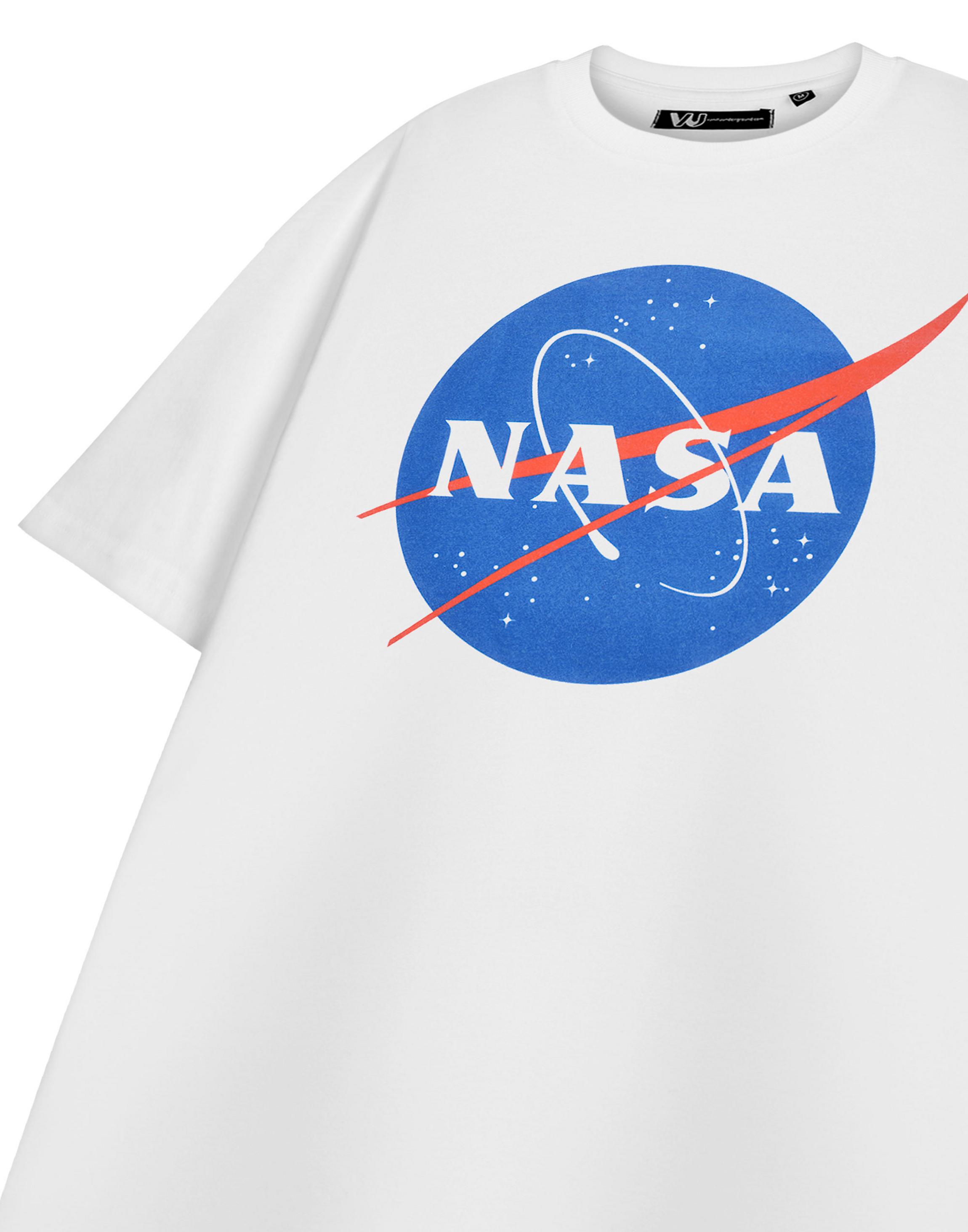 White NASA Classic Logo T-Shirt, Image 5 of 6