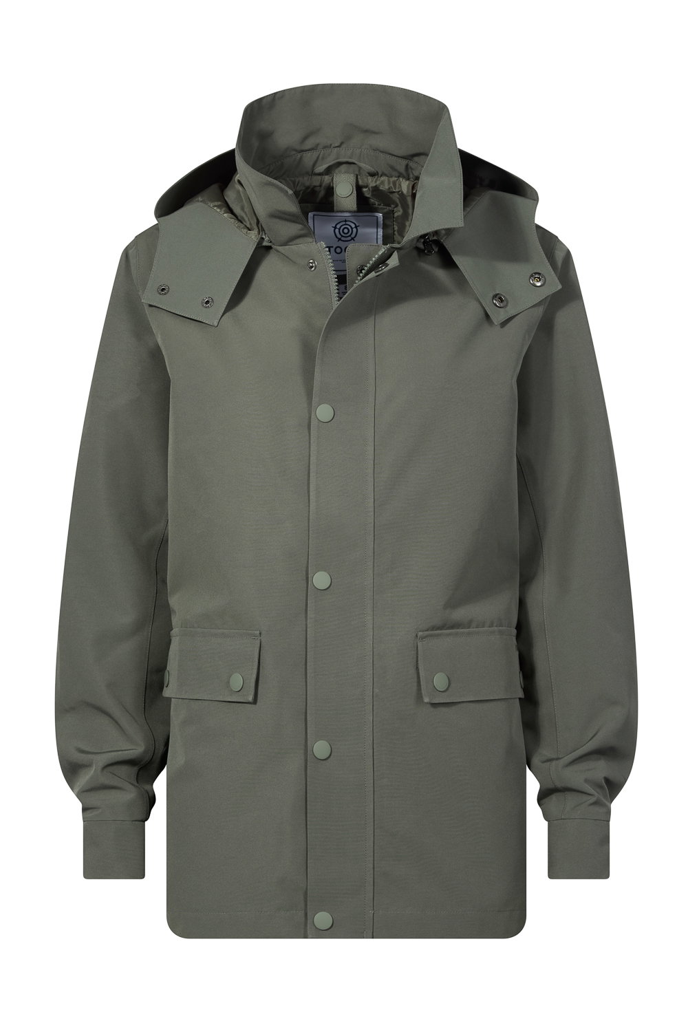 Khaki Shea Waterproof Trench Coat, Image 5 of 5