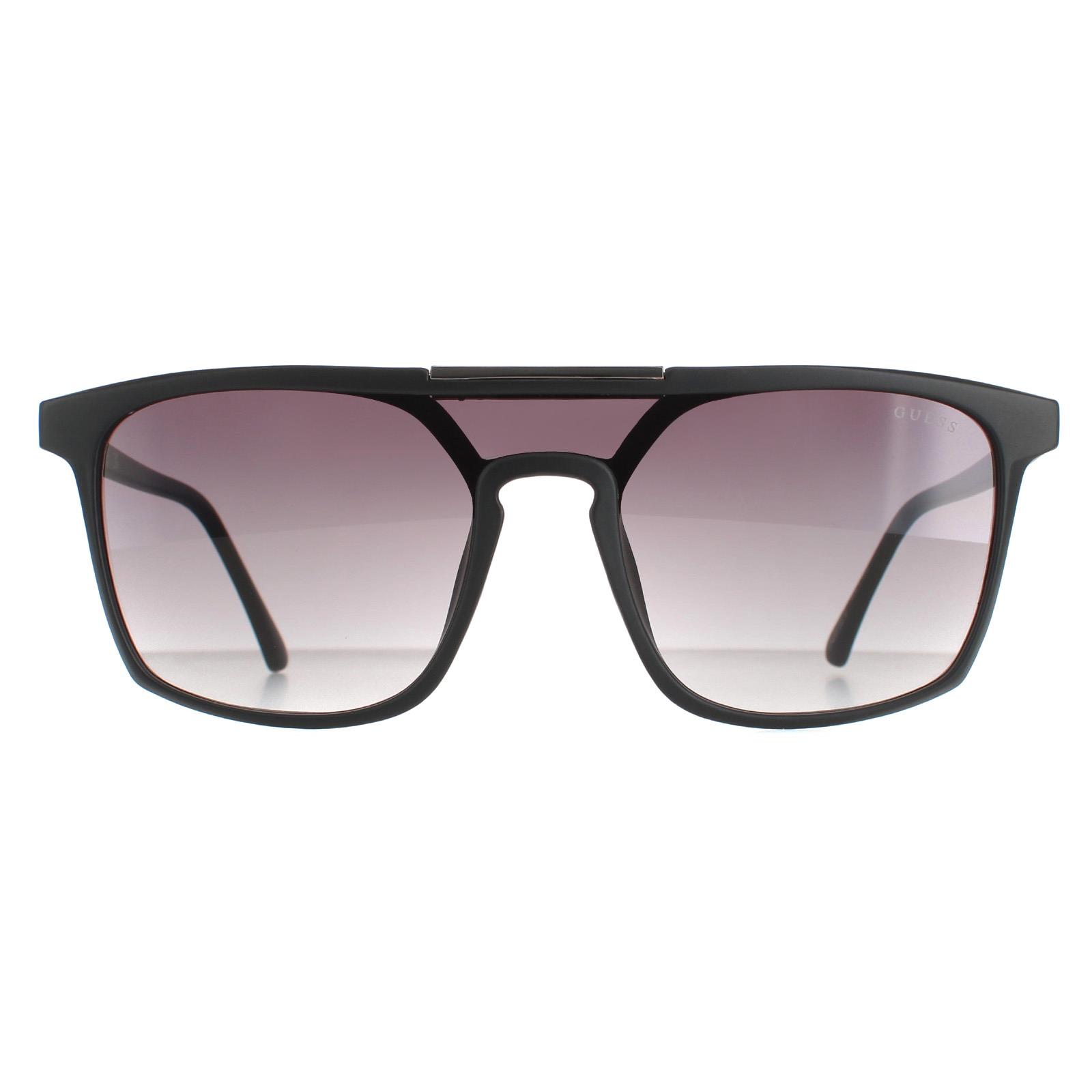 Black Guess Black Shield Matte Black Smoke Grey Gradient GF5089, Image 1 of 4