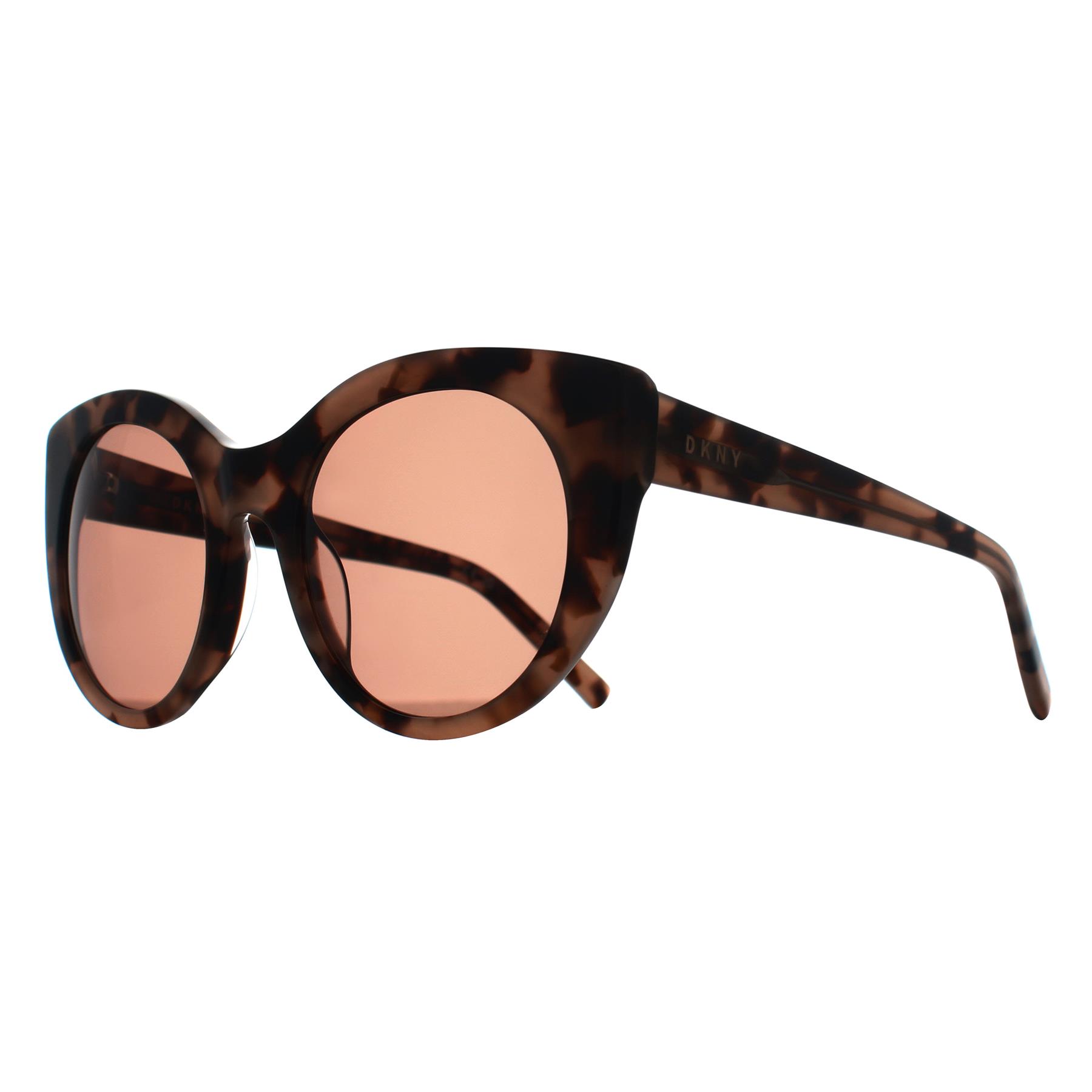 Brown DKNY Brown Round Mink Tortoise Brown DK517S, Image 2 of 3