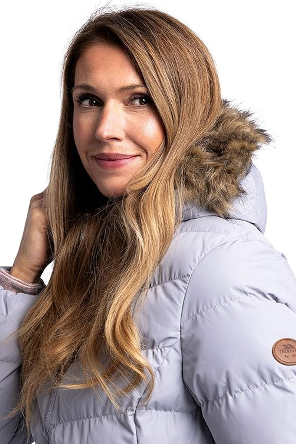 Silver Audrey Padded Jacket, Image 4 of 5
