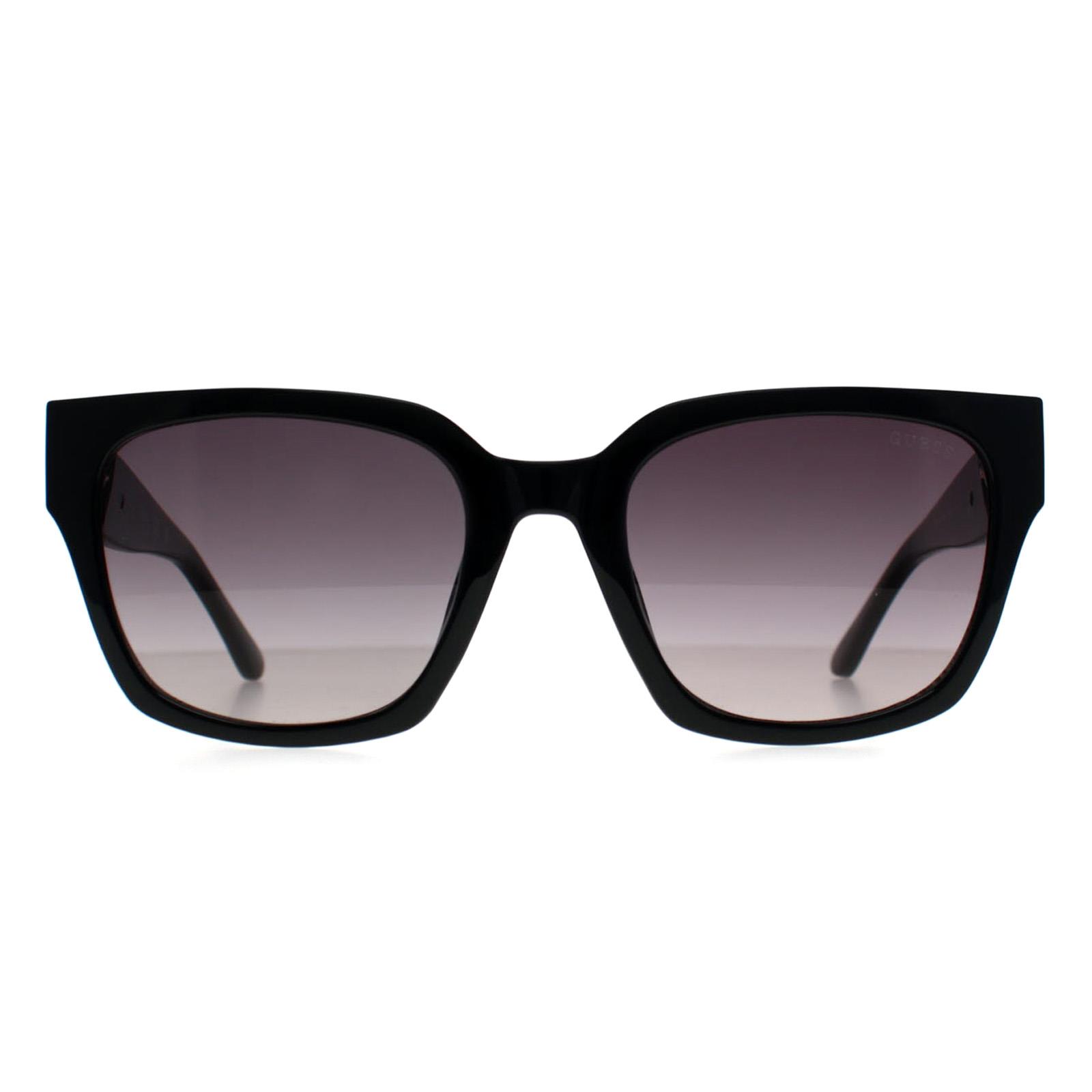 Black Guess Black Square Shiny Black Grey Gradient GF6193, Image 1 of 3