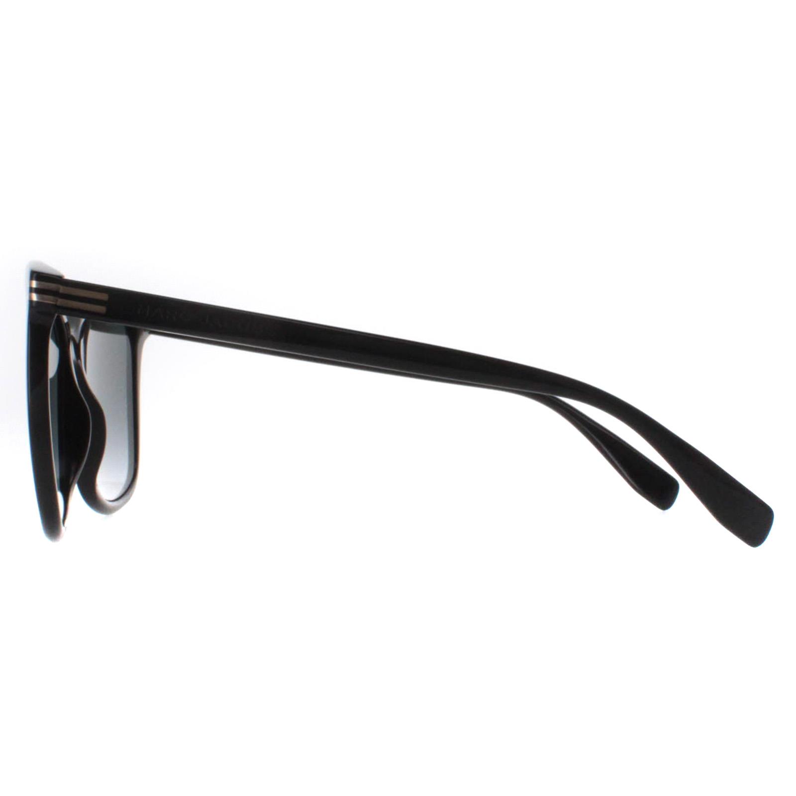 Black Butterfly Shiny Black Dark Grey Gradient MJ 1106/S, Image 3 of 4