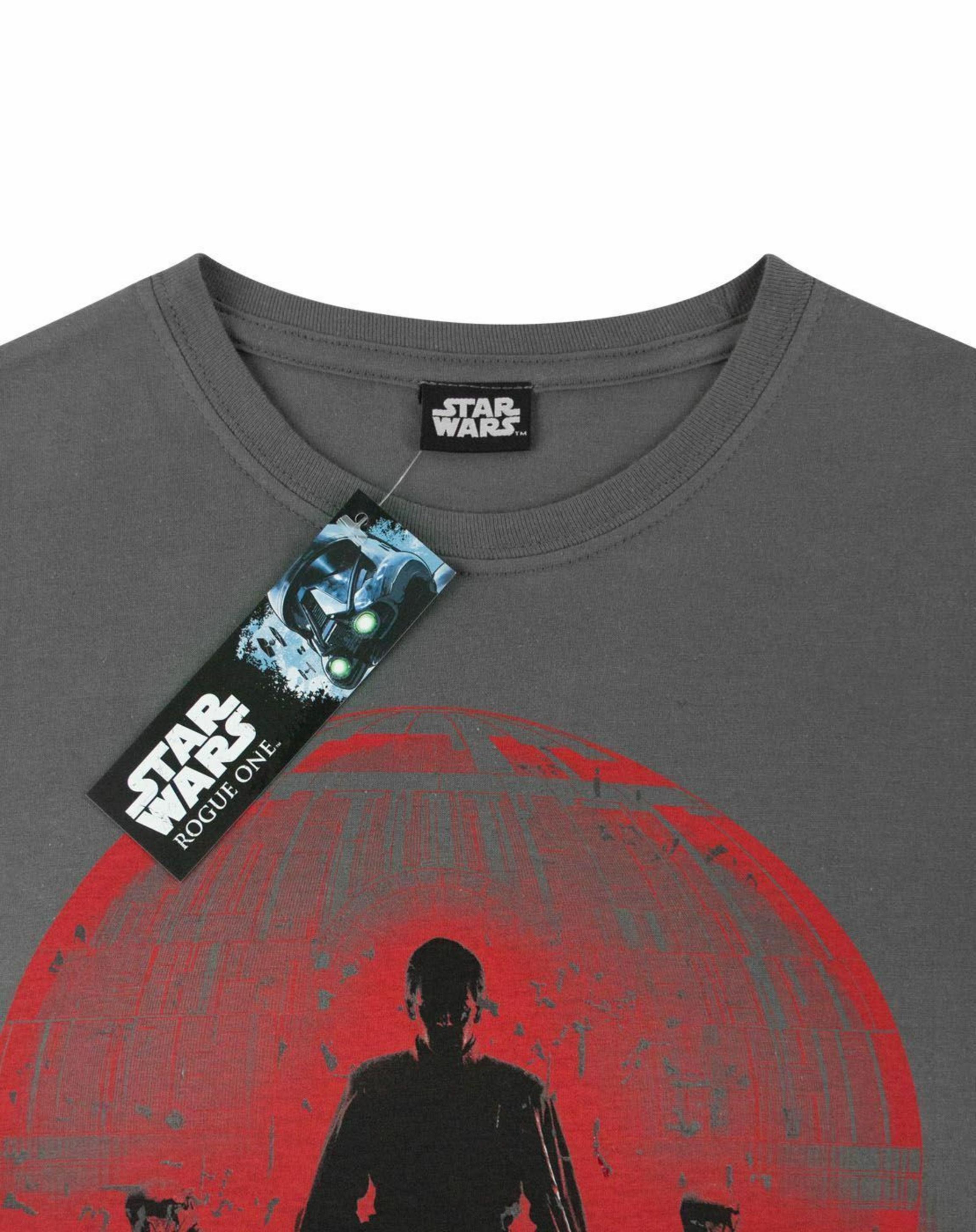 Grey Star Wars Rogue One Foil Women's T-Shirt, Image 4 of 4