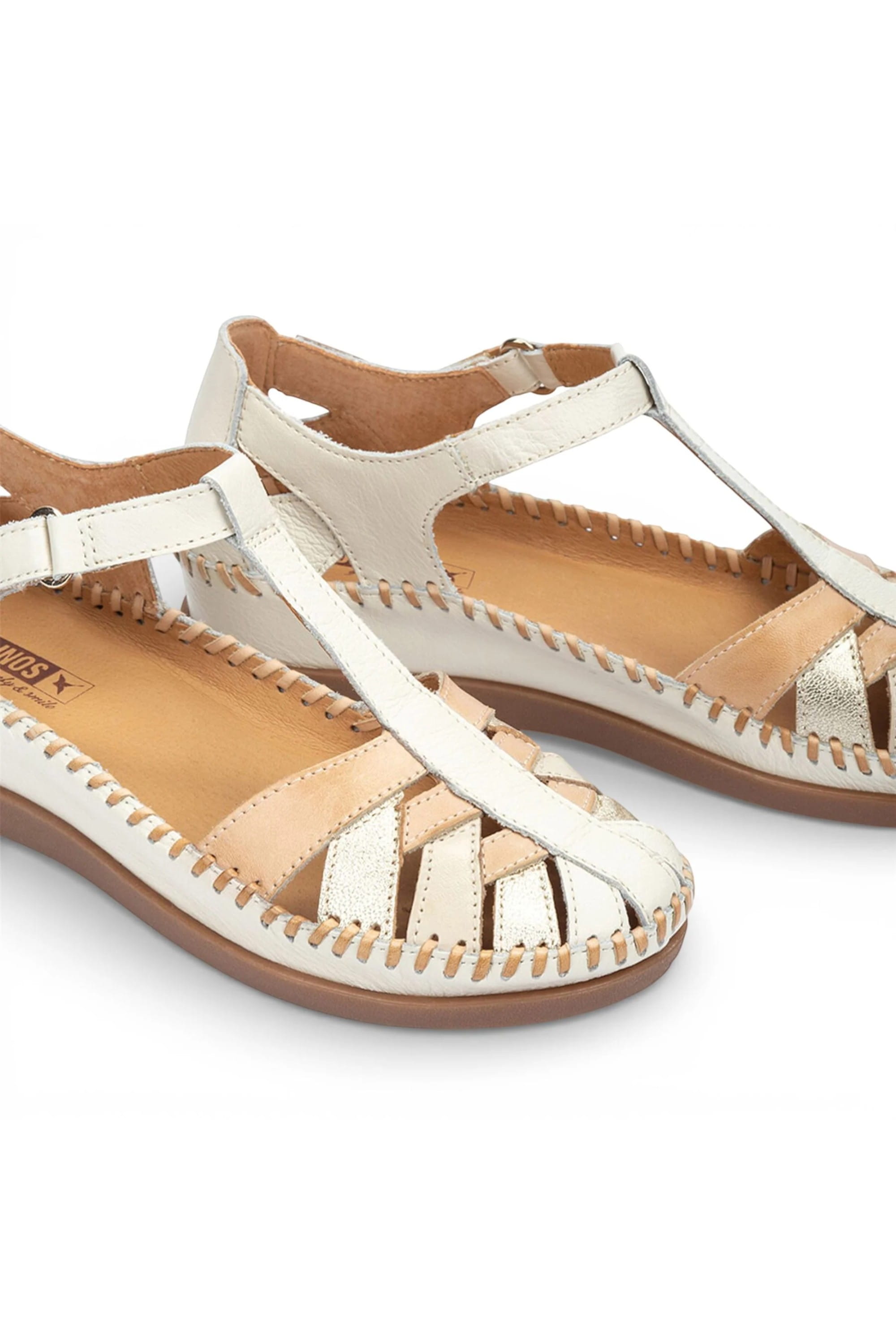 White Womens Soft Semi-Open Sandal-W8K-0705C1, Image 6 of 8