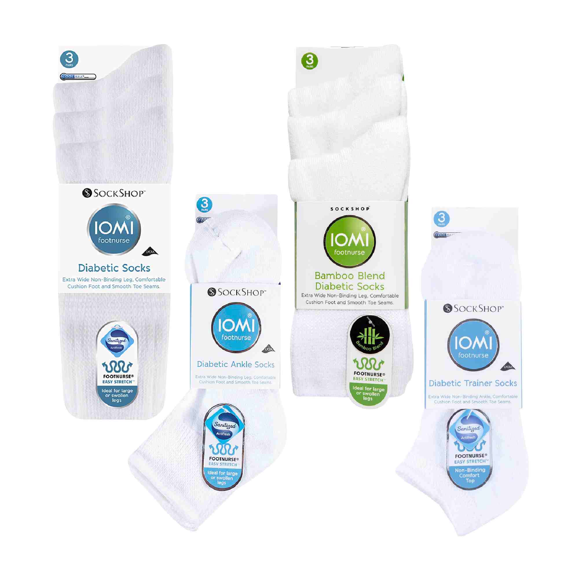 Buttermilk 12 Pack Diabetic Socks All Year Round Bundle, Image 5 of 5