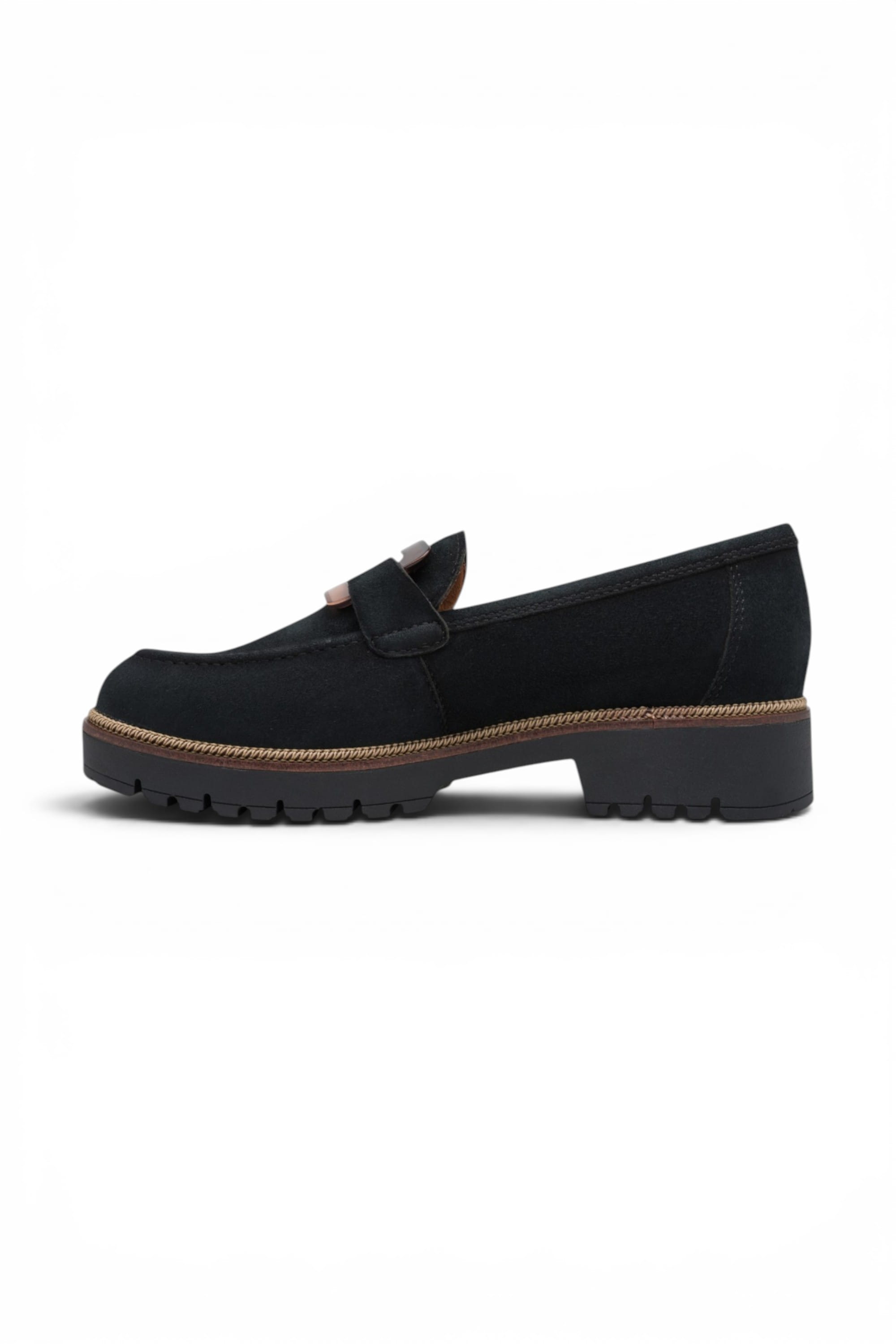 Blue Suede Leather Loafer Casual Shoes, Image 4 of 7