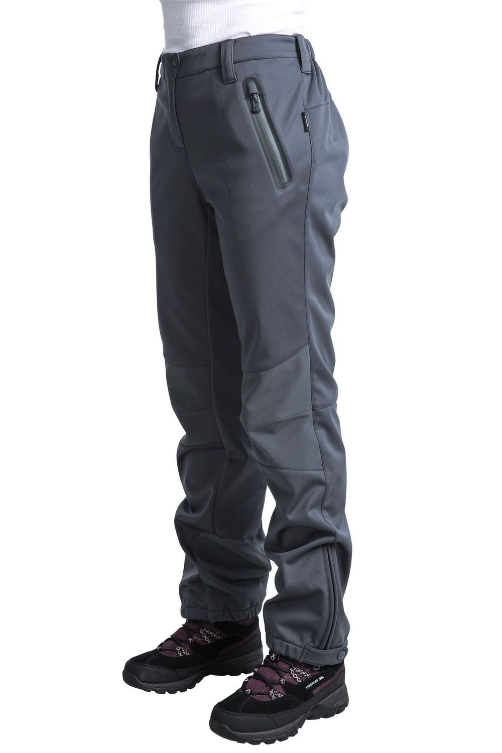 Charcoal Sola Softshell Outdoor Trousers, Image 3 of 4