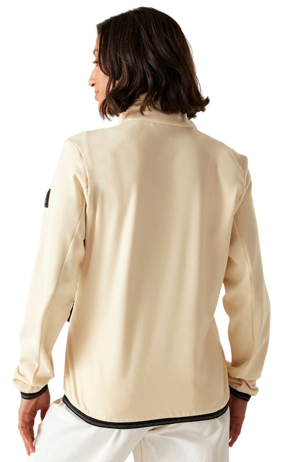 Cream Bayhill Zipped Fleece Jacket, Image 4 of 5