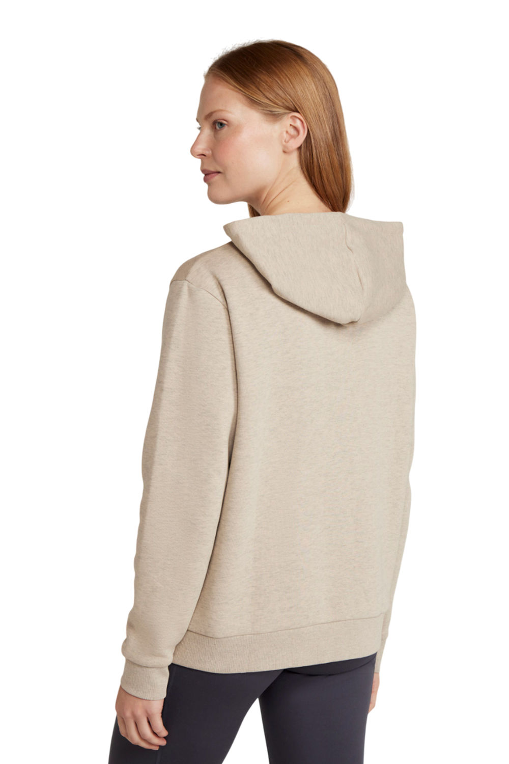 Beige Penzance Full Zip Hoodie, Image 2 of 3