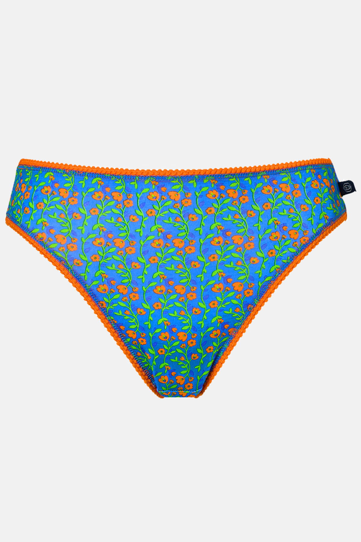 Multi Pack of Four "Boom Bloom!" Bamboo High Leg Knickers, Image 7 of 8