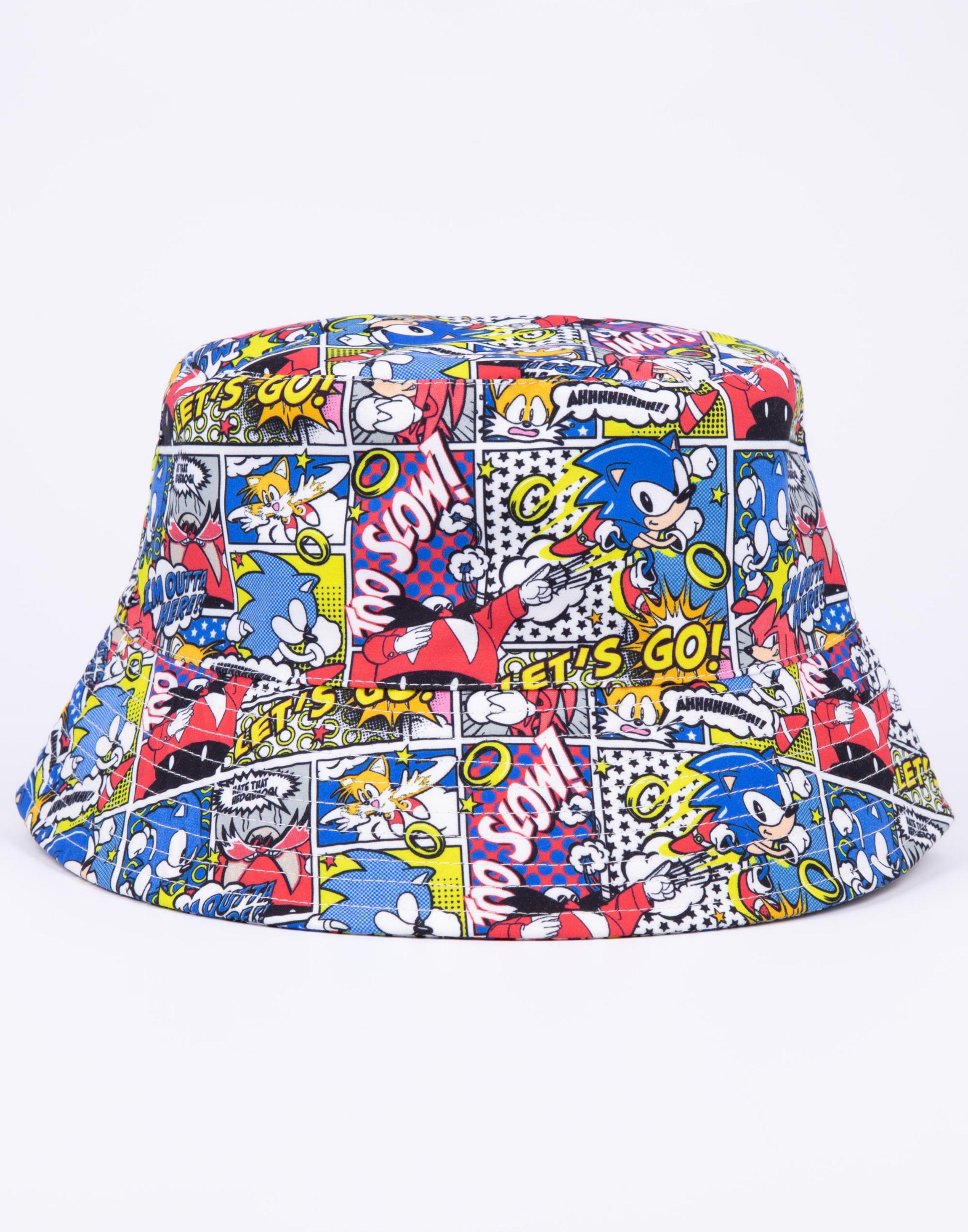 Multi Adults Sonic Bucket Hat - One Size, Image 2 of 6