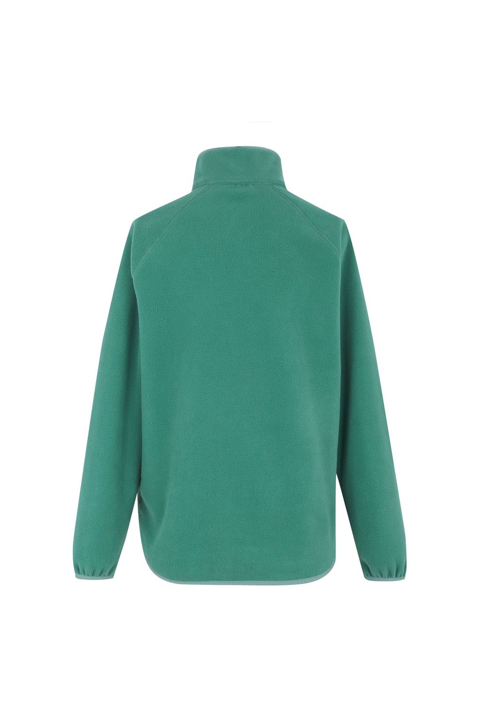 Dark Green Frankie Quarter Zip Fleece Top, Image 3 of 5