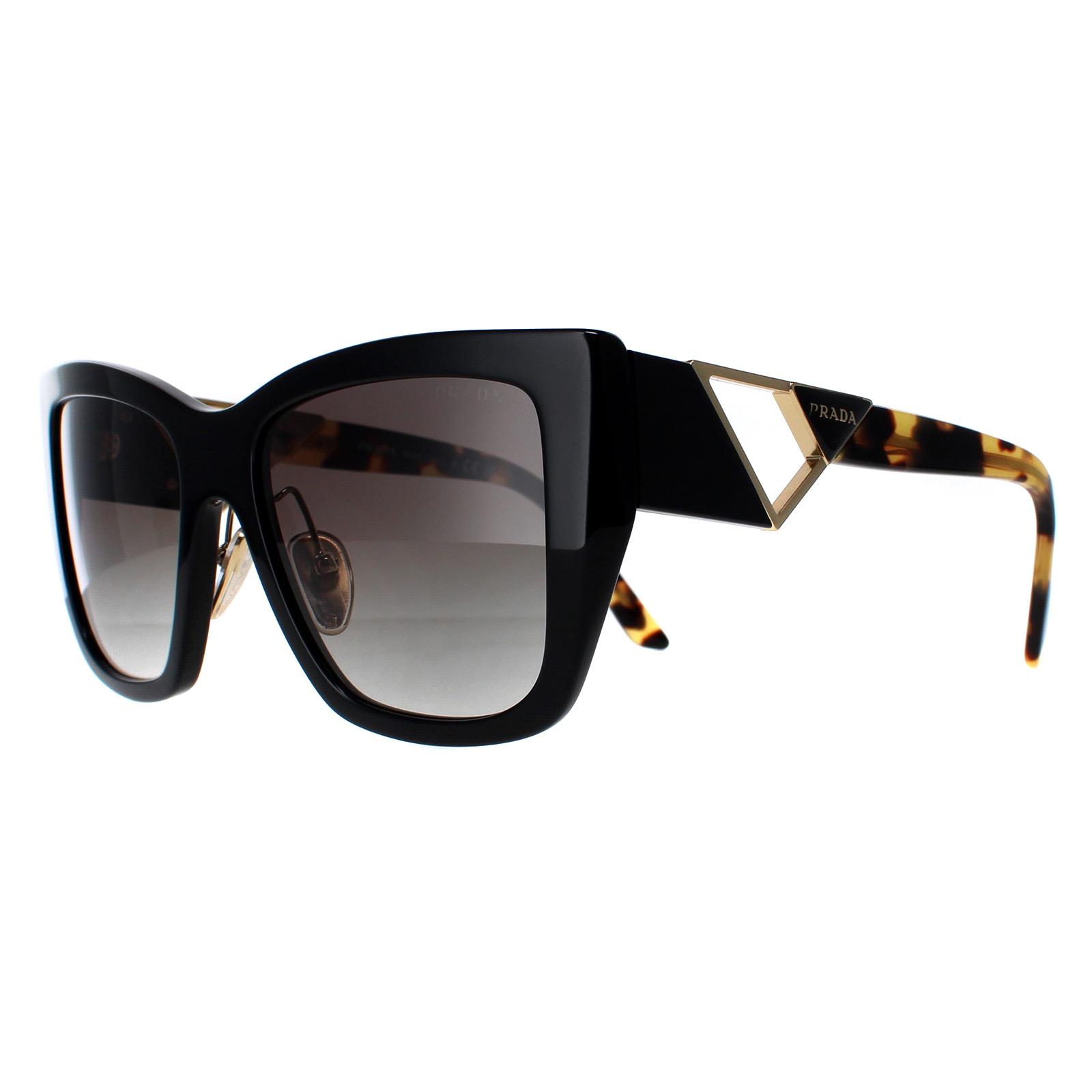 Black Prada Black Square Black and Tortoise Grey Gradient PR21YS, Image 2 of 8