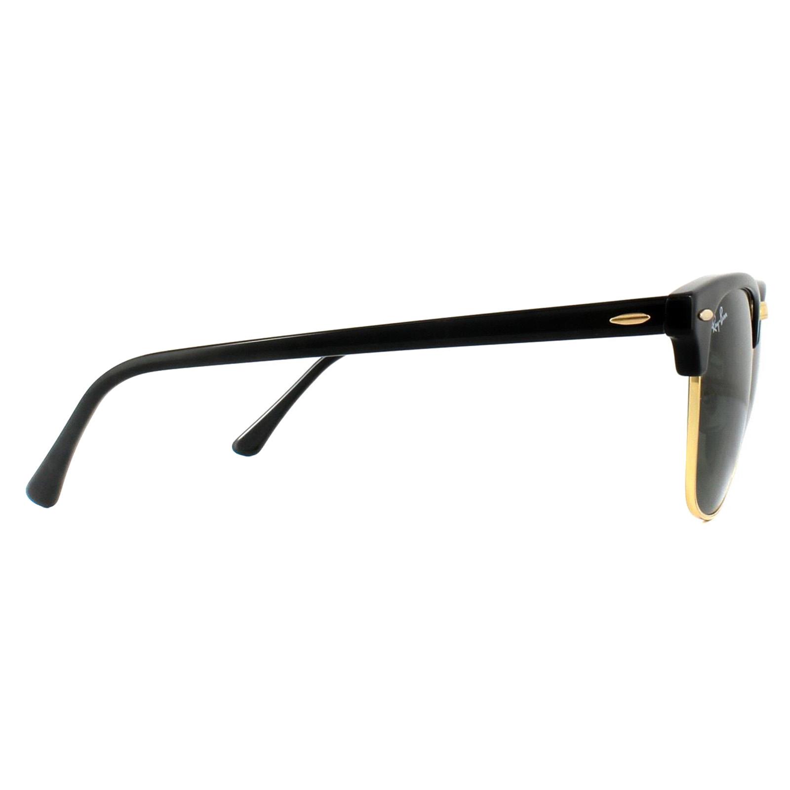 Black Round Black Green Clubmaster 3016 Sunglasses, Image 4 of 4