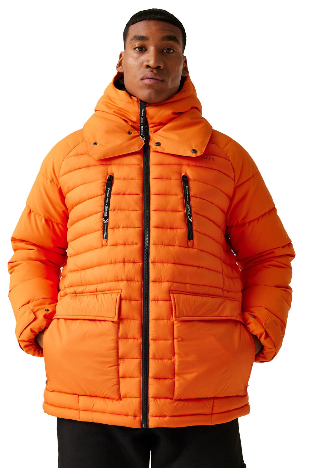 Orange Lacroix Congenies Padded Jacket, Image 4 of 4