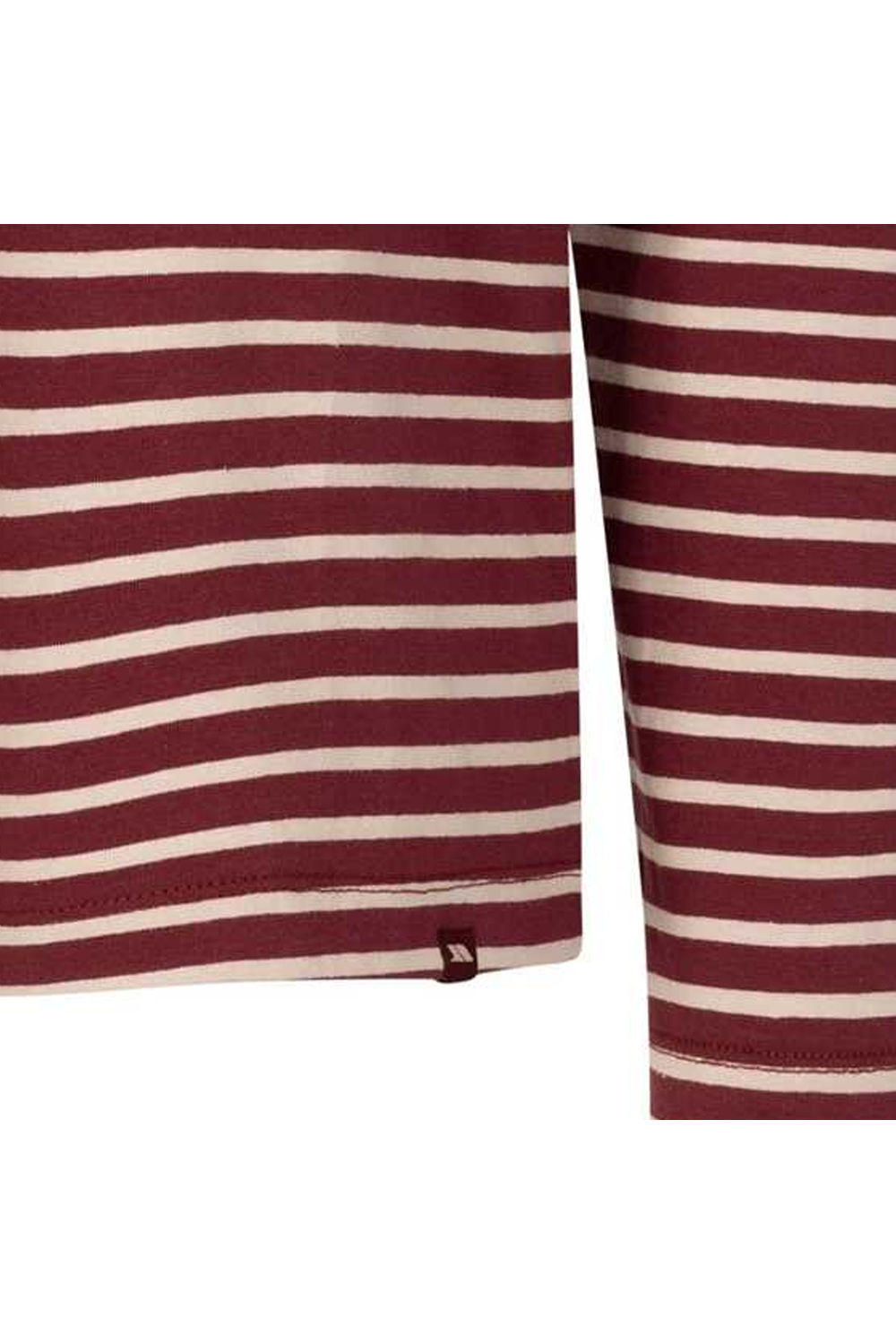 Wine Karen Yarn Dyed Stripe Shirt, Image 4 of 5