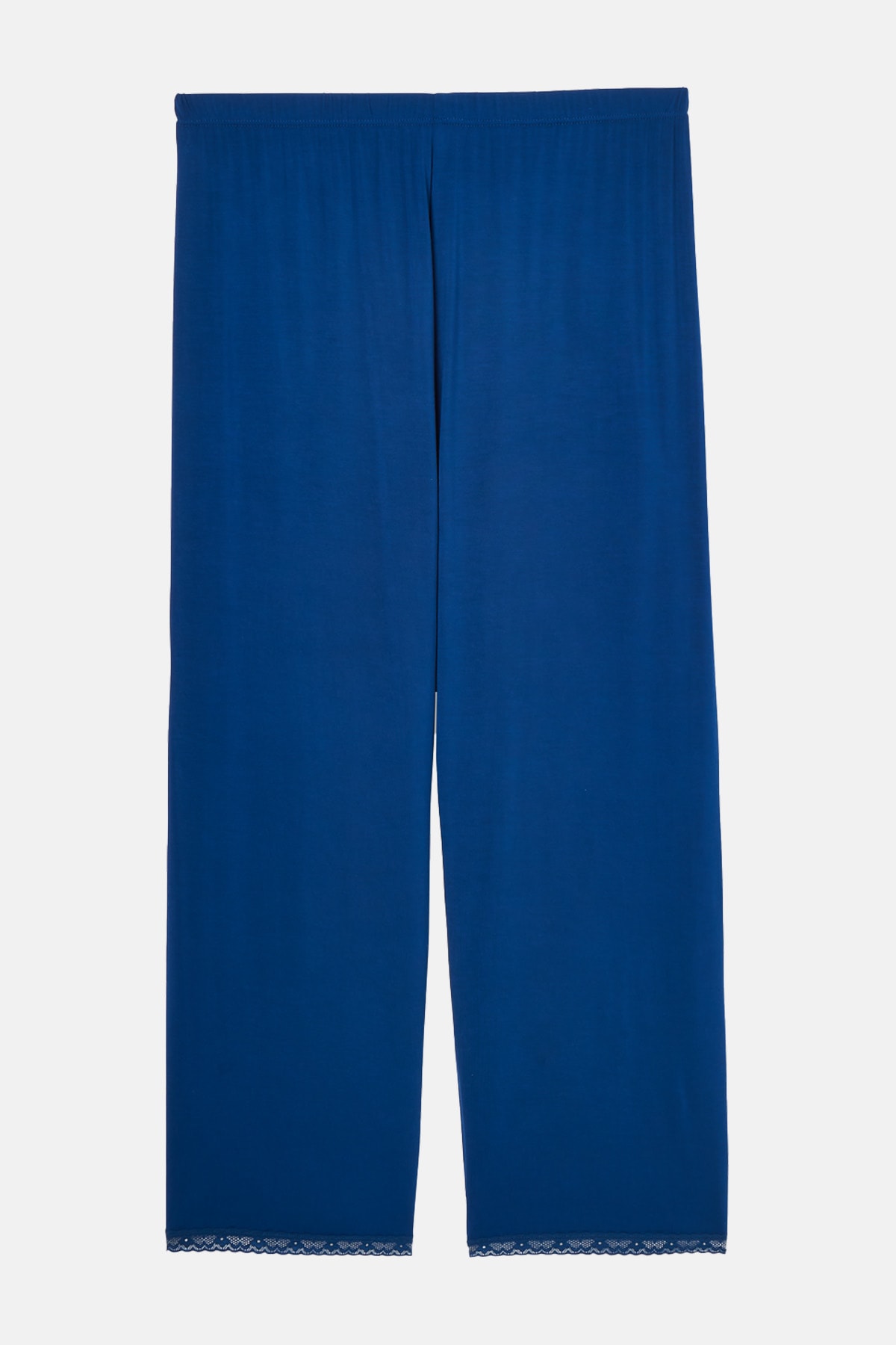 Navy British Boxers Navy "Navy Peony" Bamboo Lace Pyjama Set, Image 6 of 6