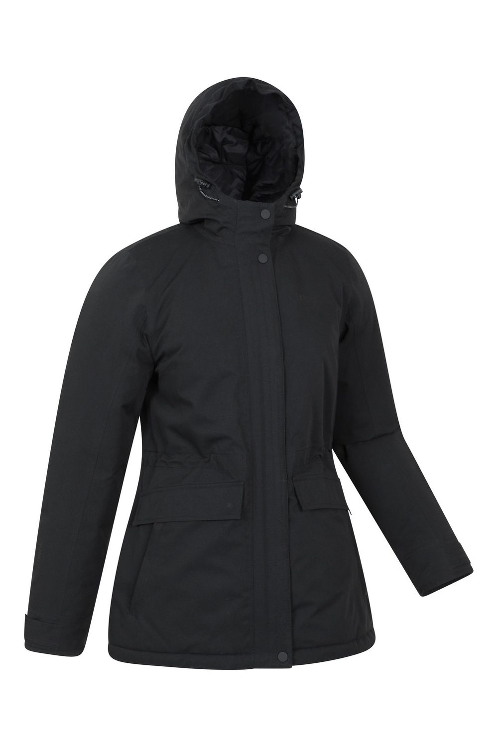 Black Mountain Warehouse Black Maple Waterproof Padded Jacket, Image 5 of 5