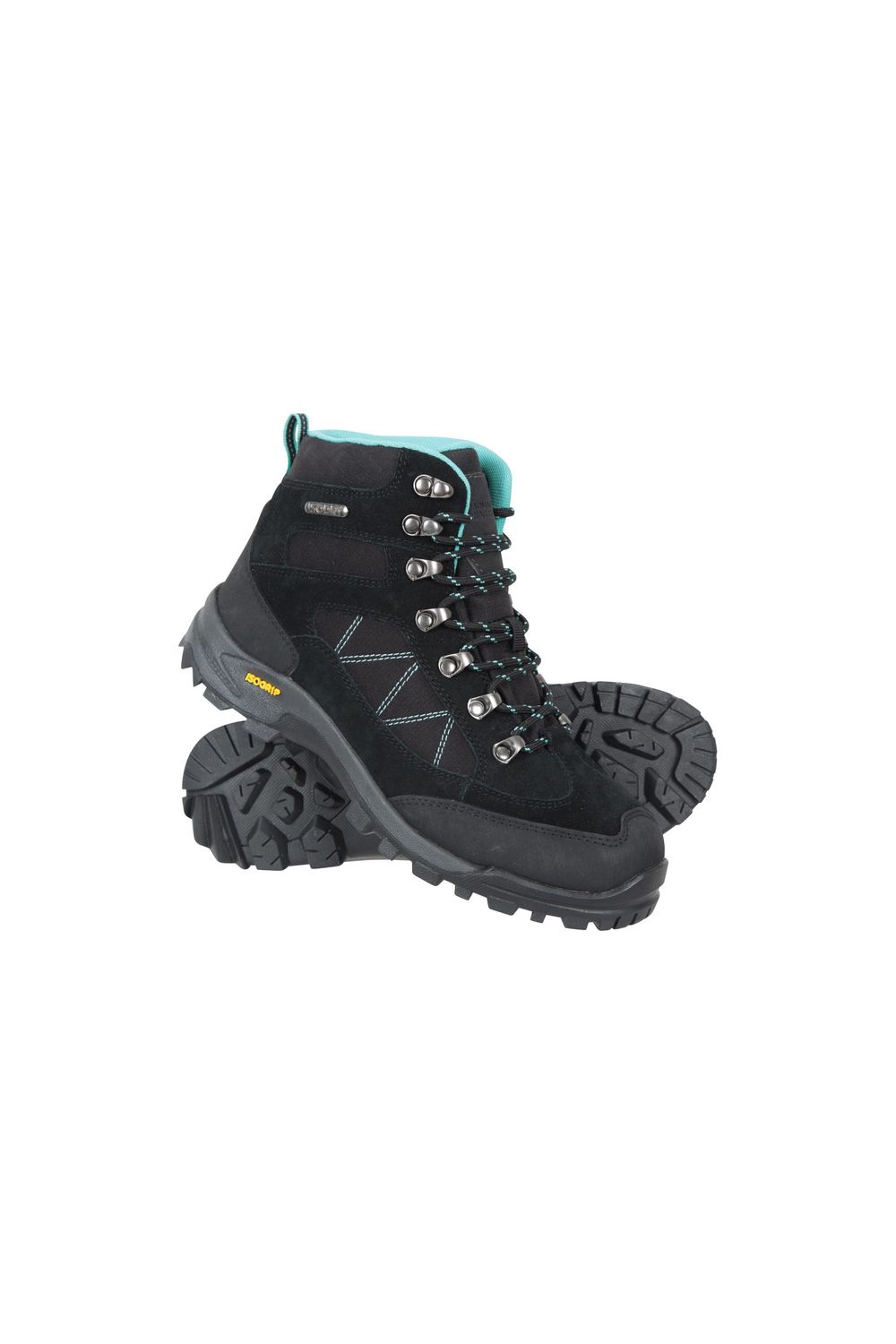 Black Storm Suede Waterproof Hiking Boots, Image 5 of 6