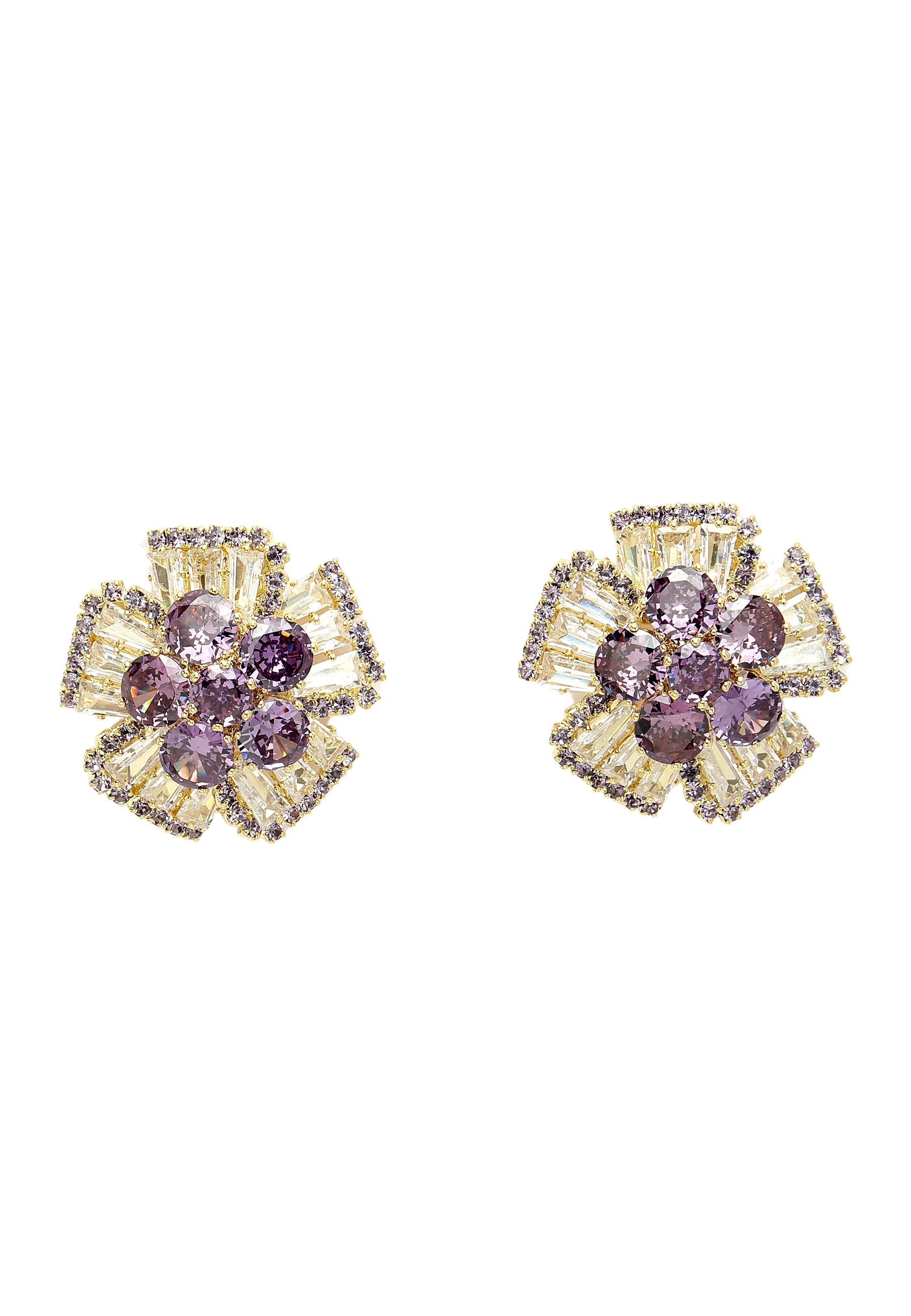 Purple Diva Collection Columbine Studs