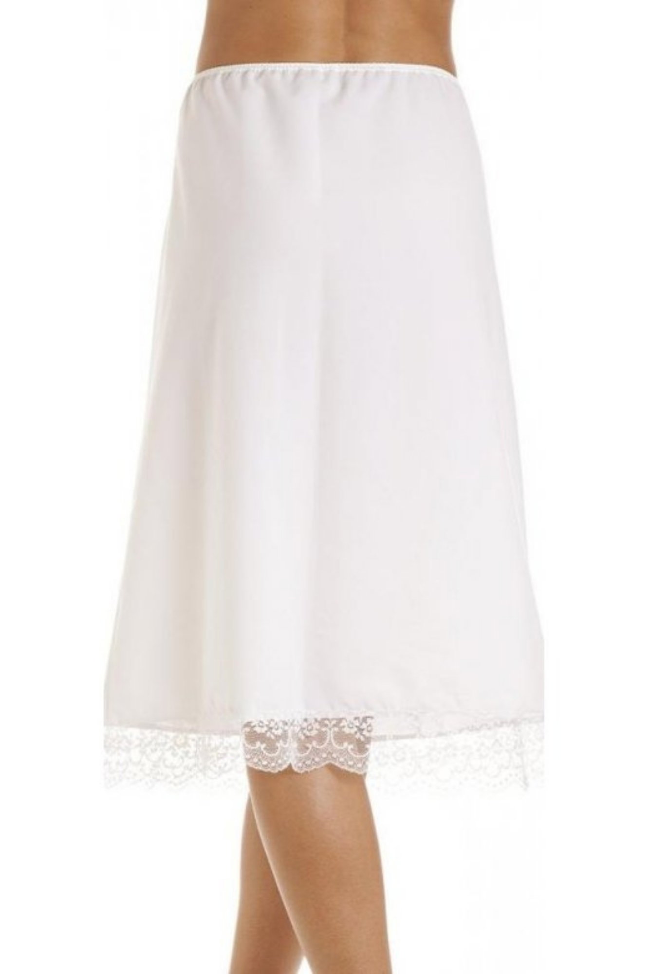 White Camille Lingerie White 26" Length Underskirt Slip, Image 3 of 3