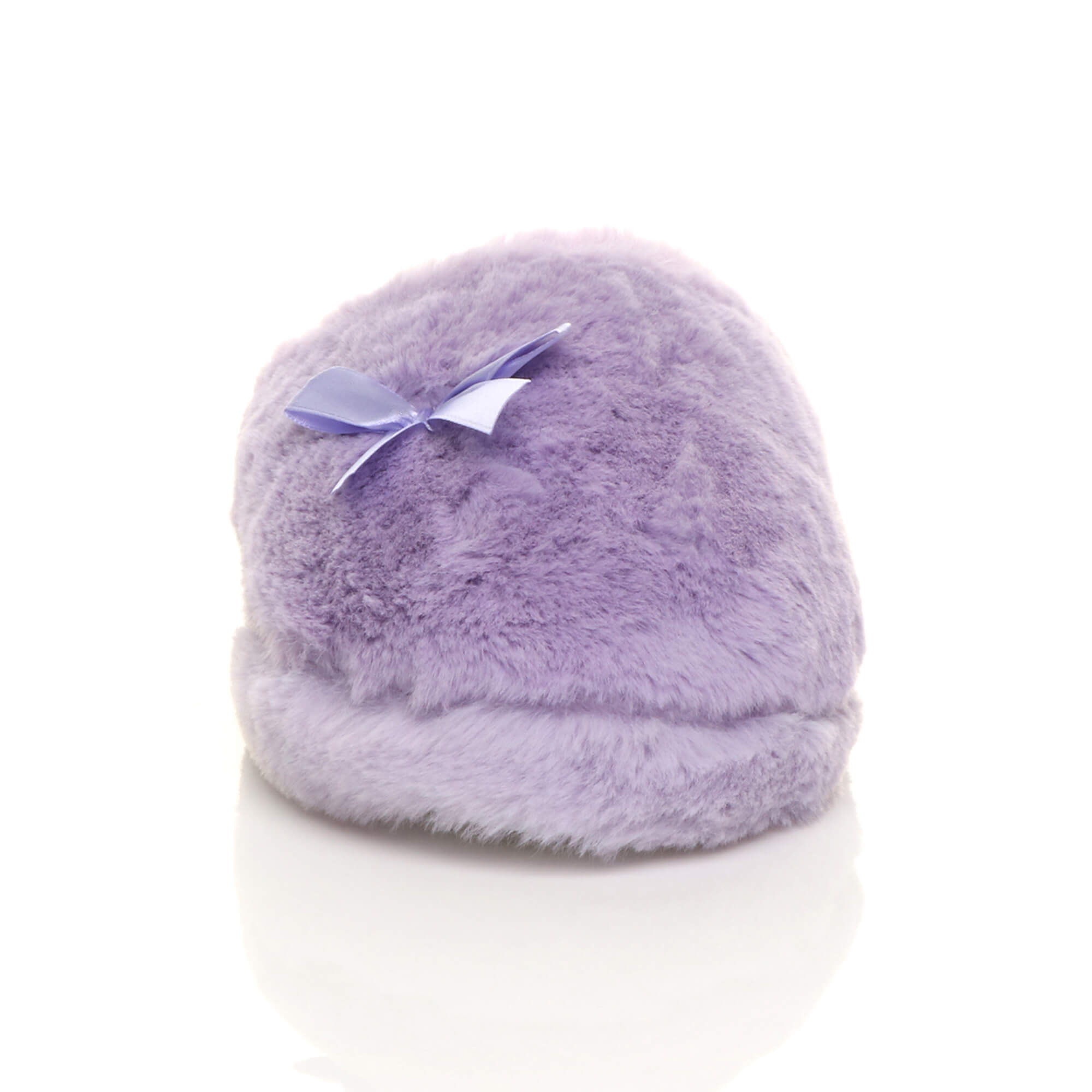 Lilac AJVANI Lilac Fluffy Mule Slippers, Image 6 of 6