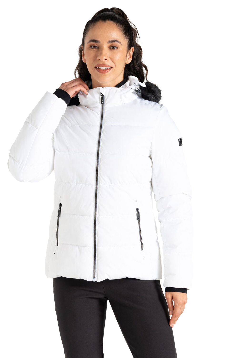 White Glamorize V Ski Jacket, Image 4 of 4